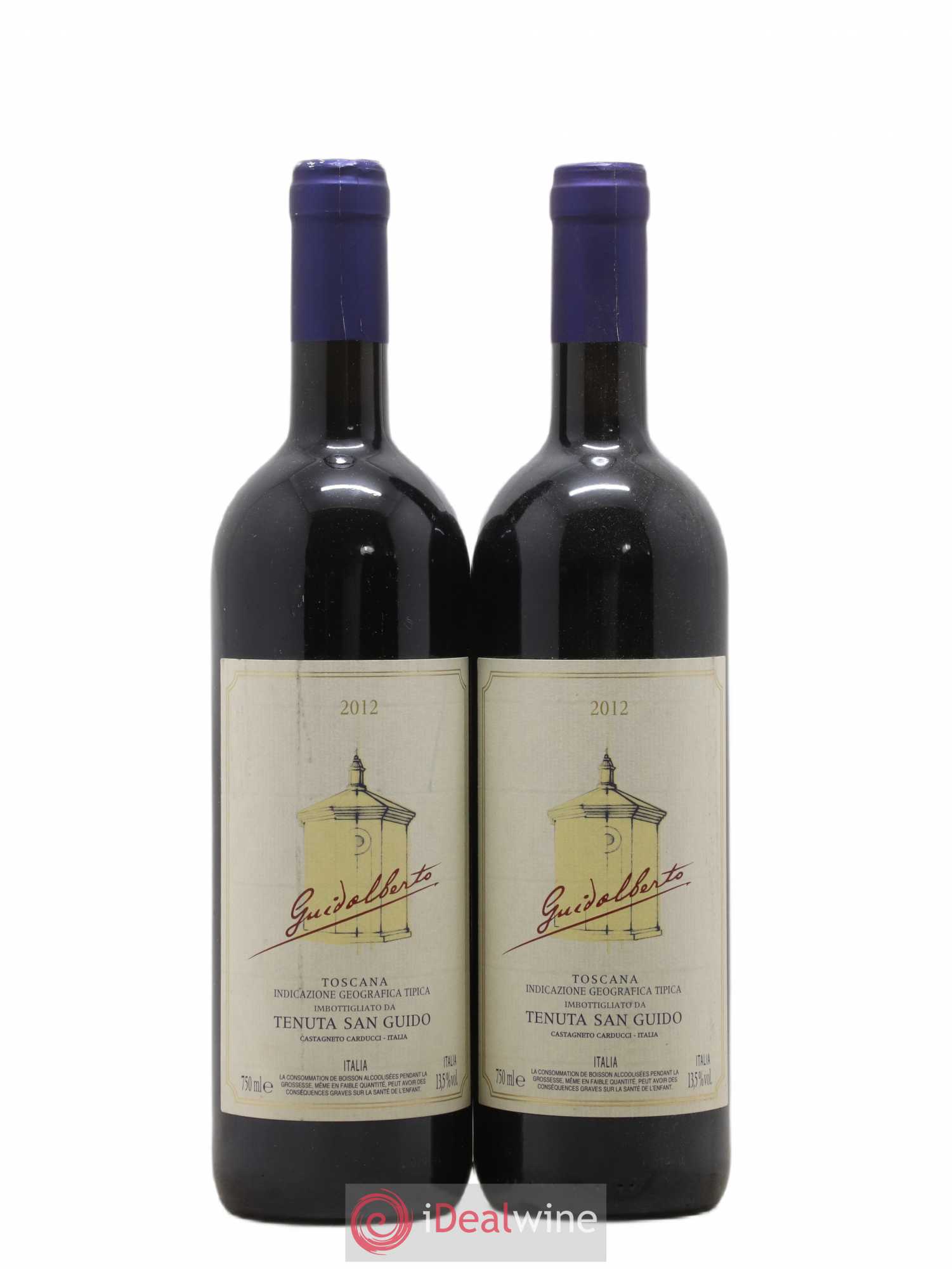 Toscana IGT Guidalberto Tenuta San Guido 2012 - Lot de 2 bouteilles - 0