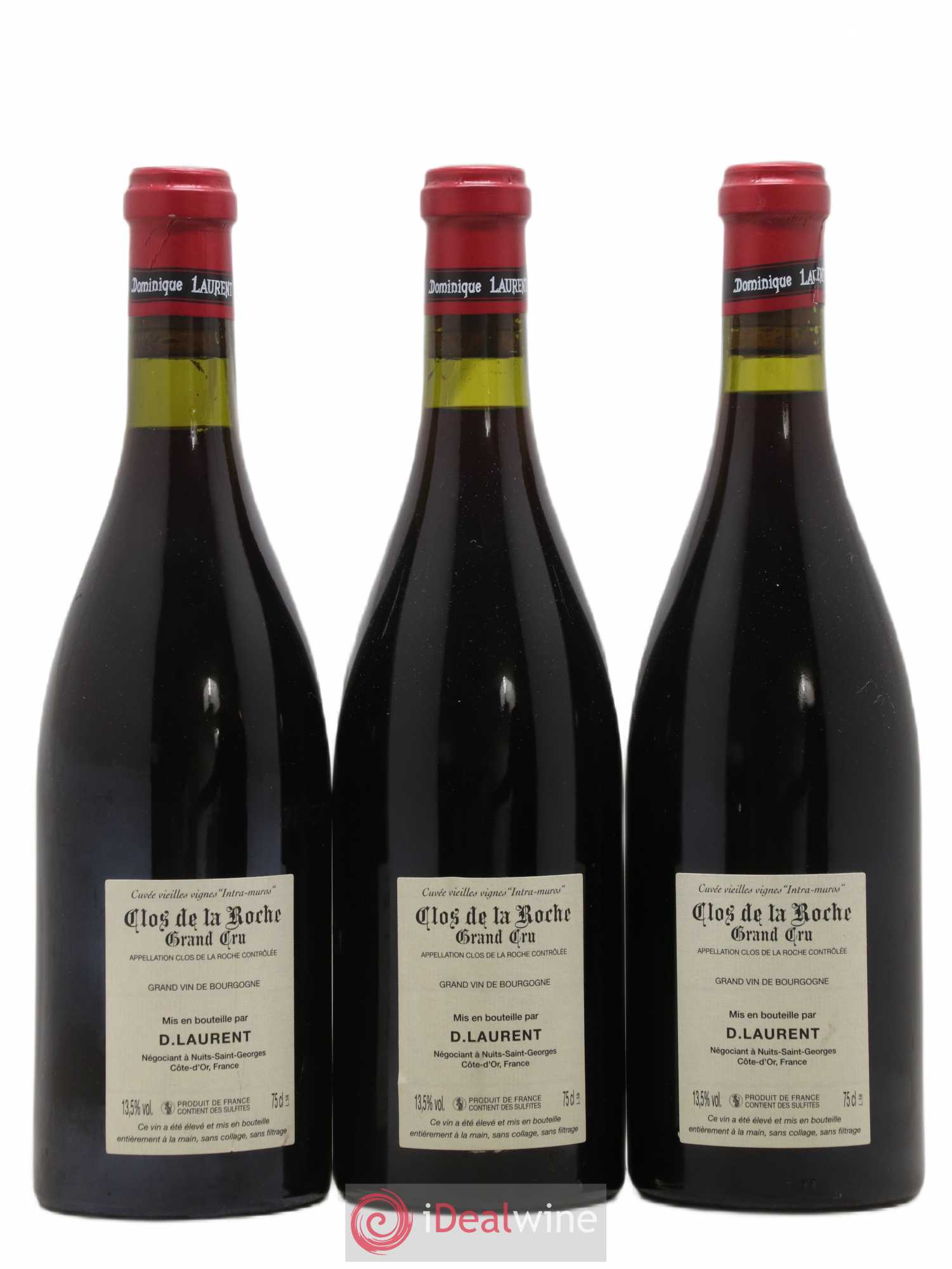 Clos de la Roche Grand Cru Dominique Laurent 2006 - Lot de 3 bouteilles - 1