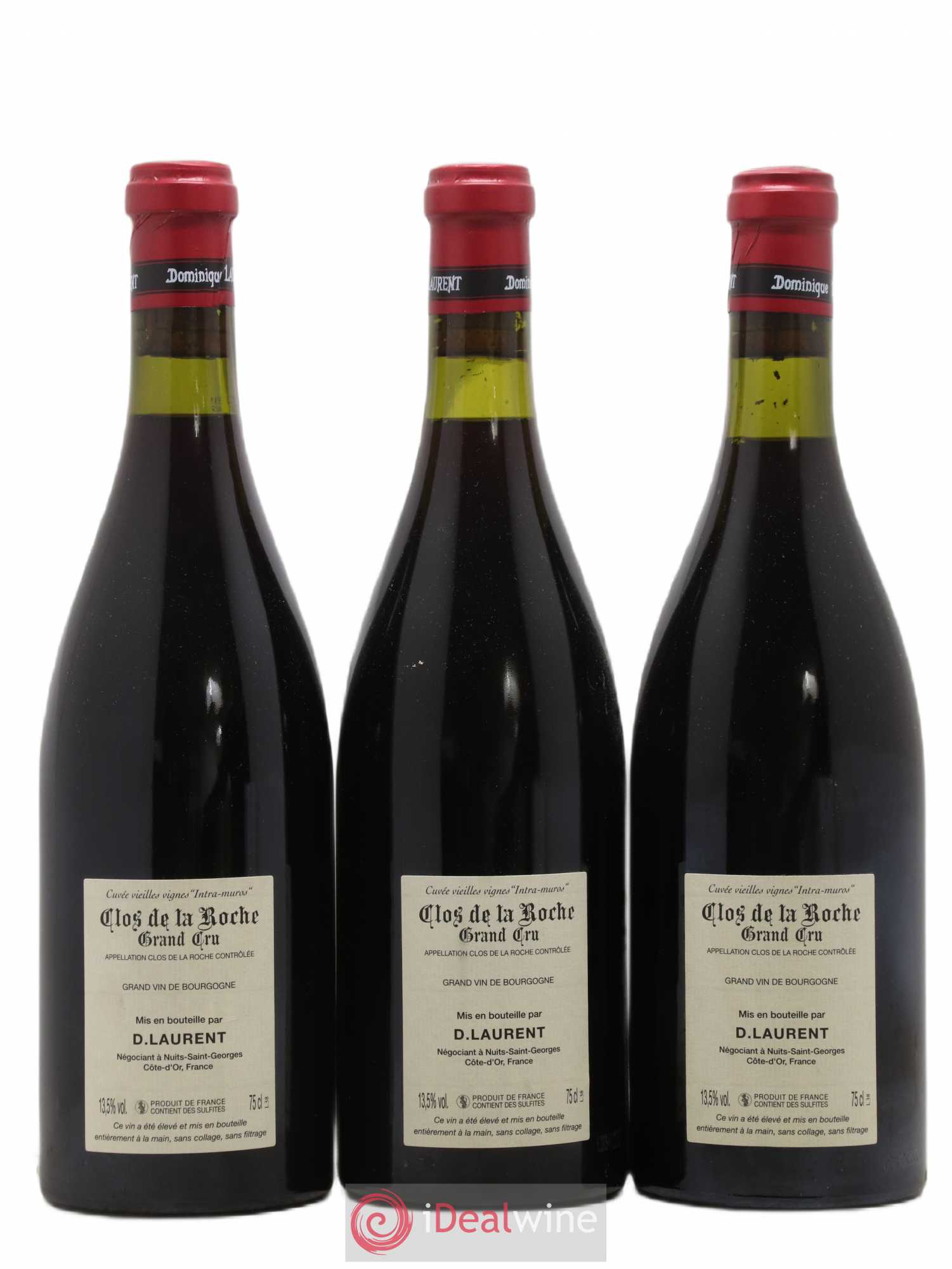 Clos de la Roche Grand Cru Dominique Laurent 2006 - Lot de 3 bouteilles - 1