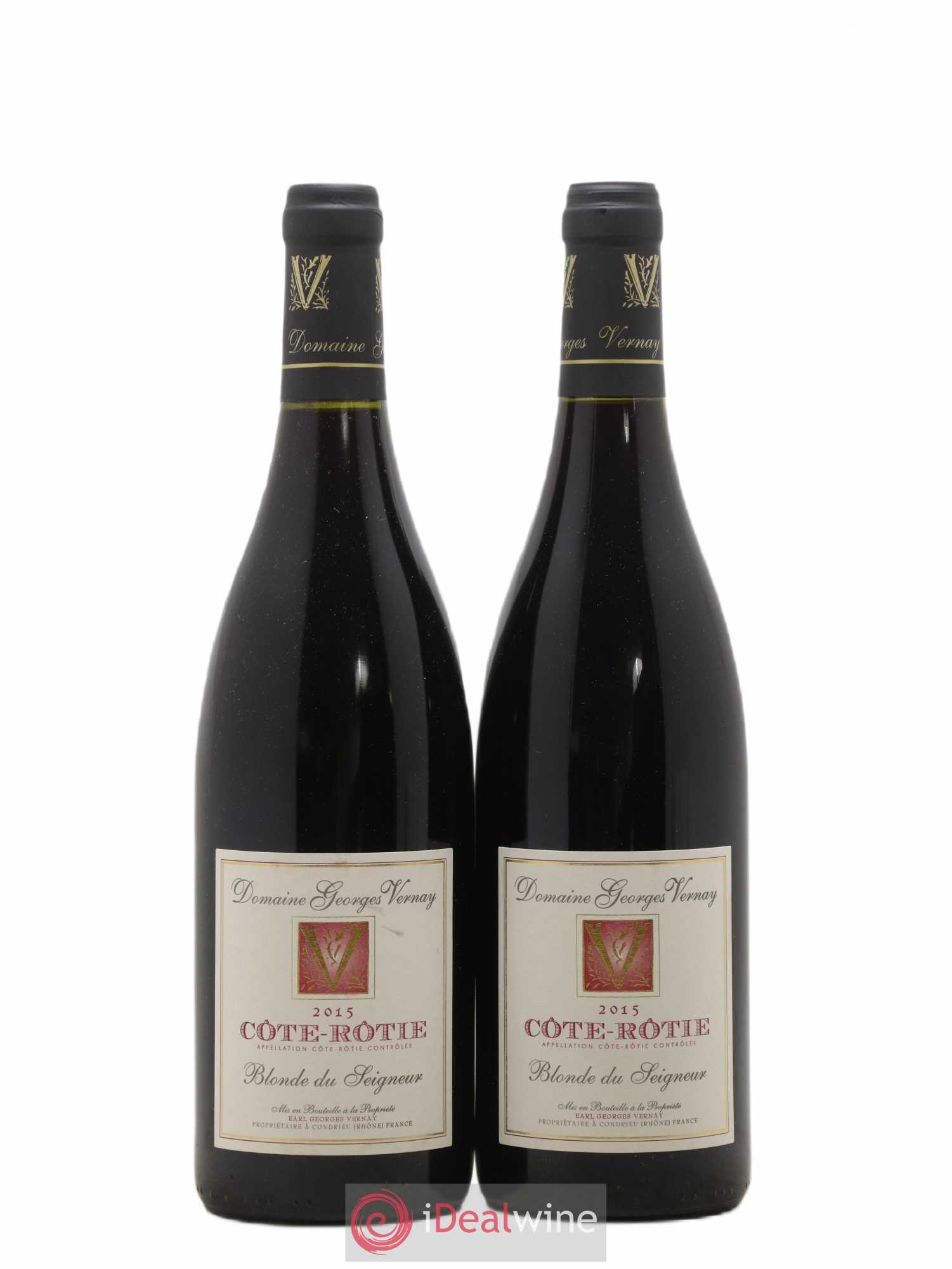Côte-Rôtie Blonde du Seigneur Georges Vernay 2015 - Lot de 2 bouteilles - 0