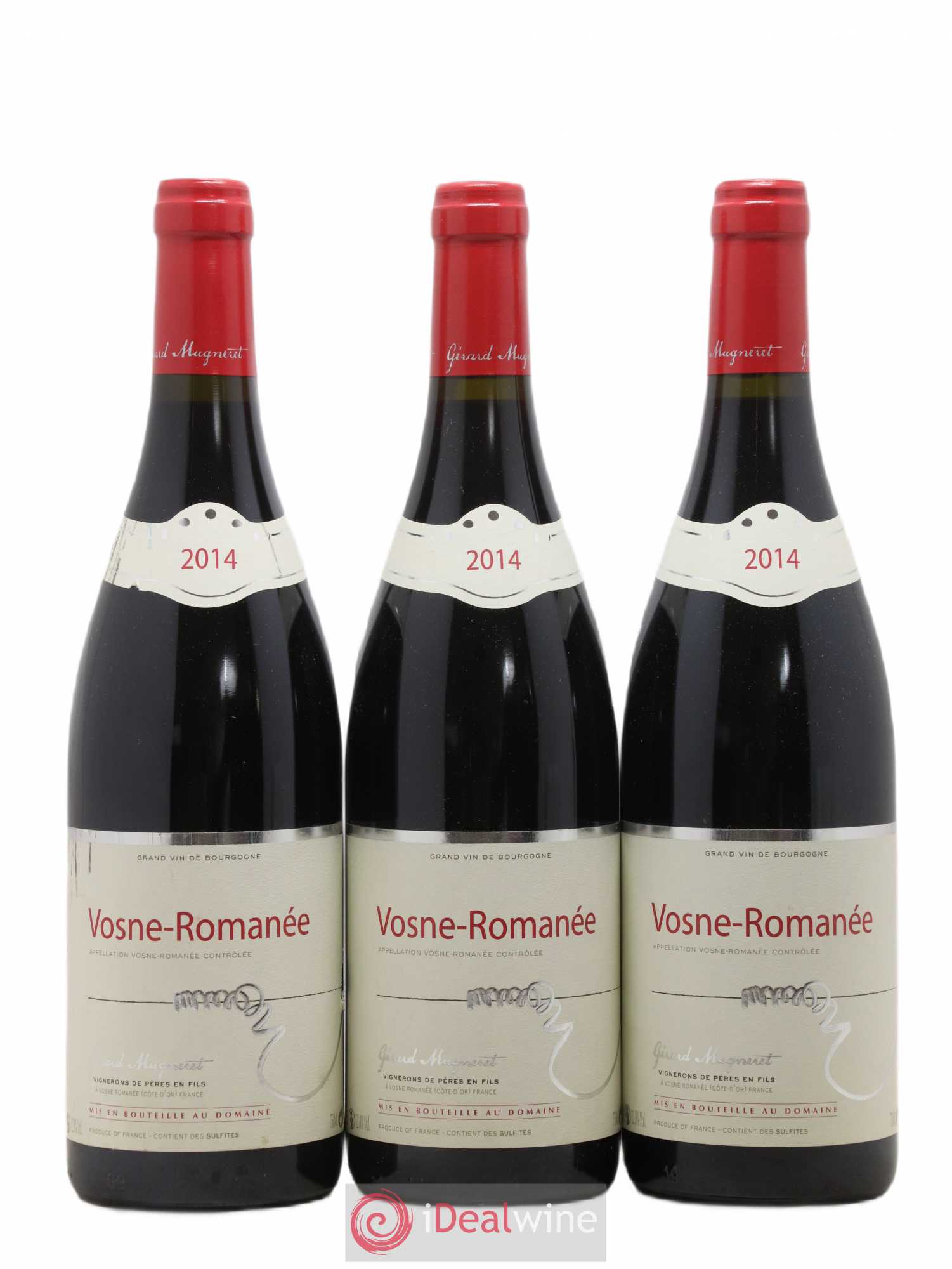 Vosne-Romanée Gérard Mugneret 2014 - Lot de 3 bouteilles - 0