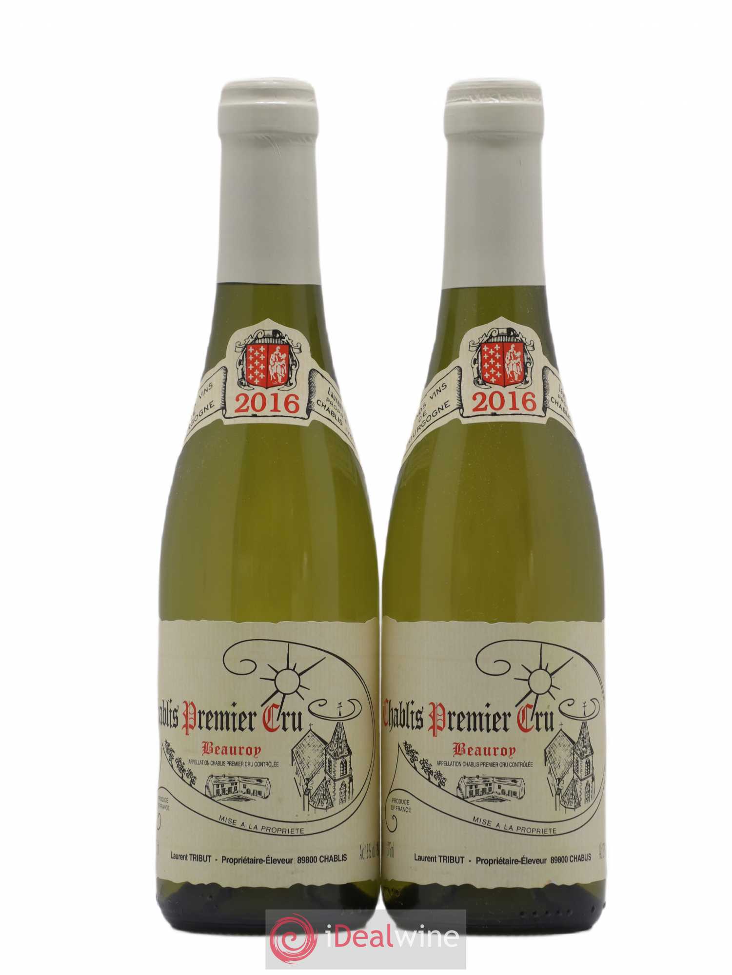 Chablis 1er Cru Beauroy Laurent Tribut 2016 - Posten von 2 Demi-Flaschen - 0