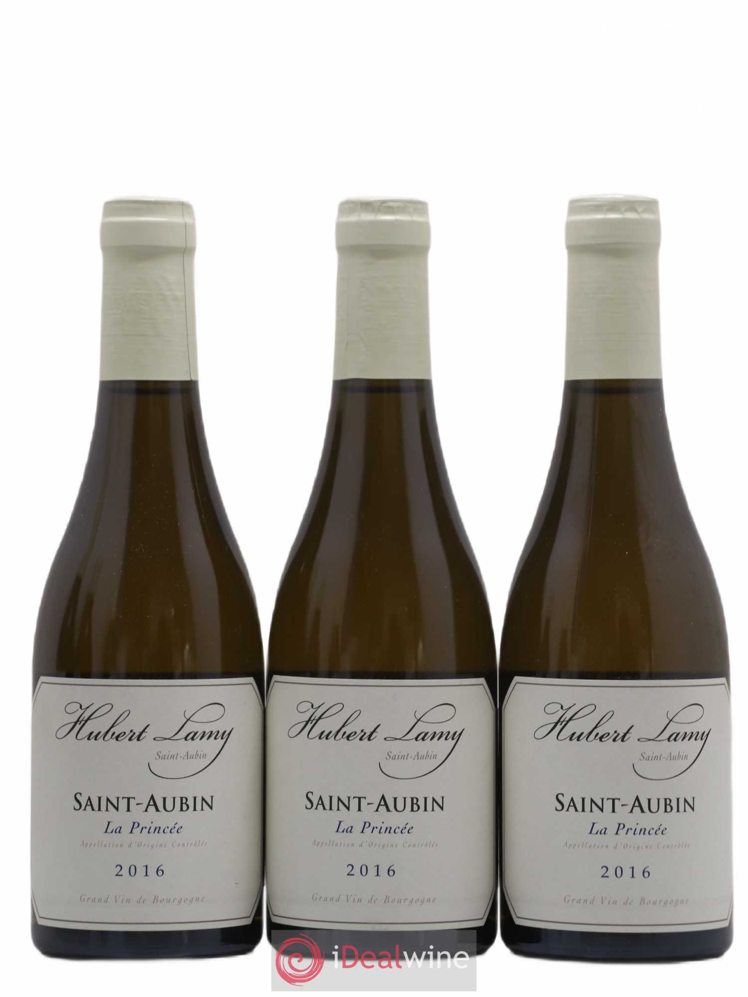 Saint-Aubin La Princée Hubert Lamy 2016 - Lot de 6 demi bouteilles - 1