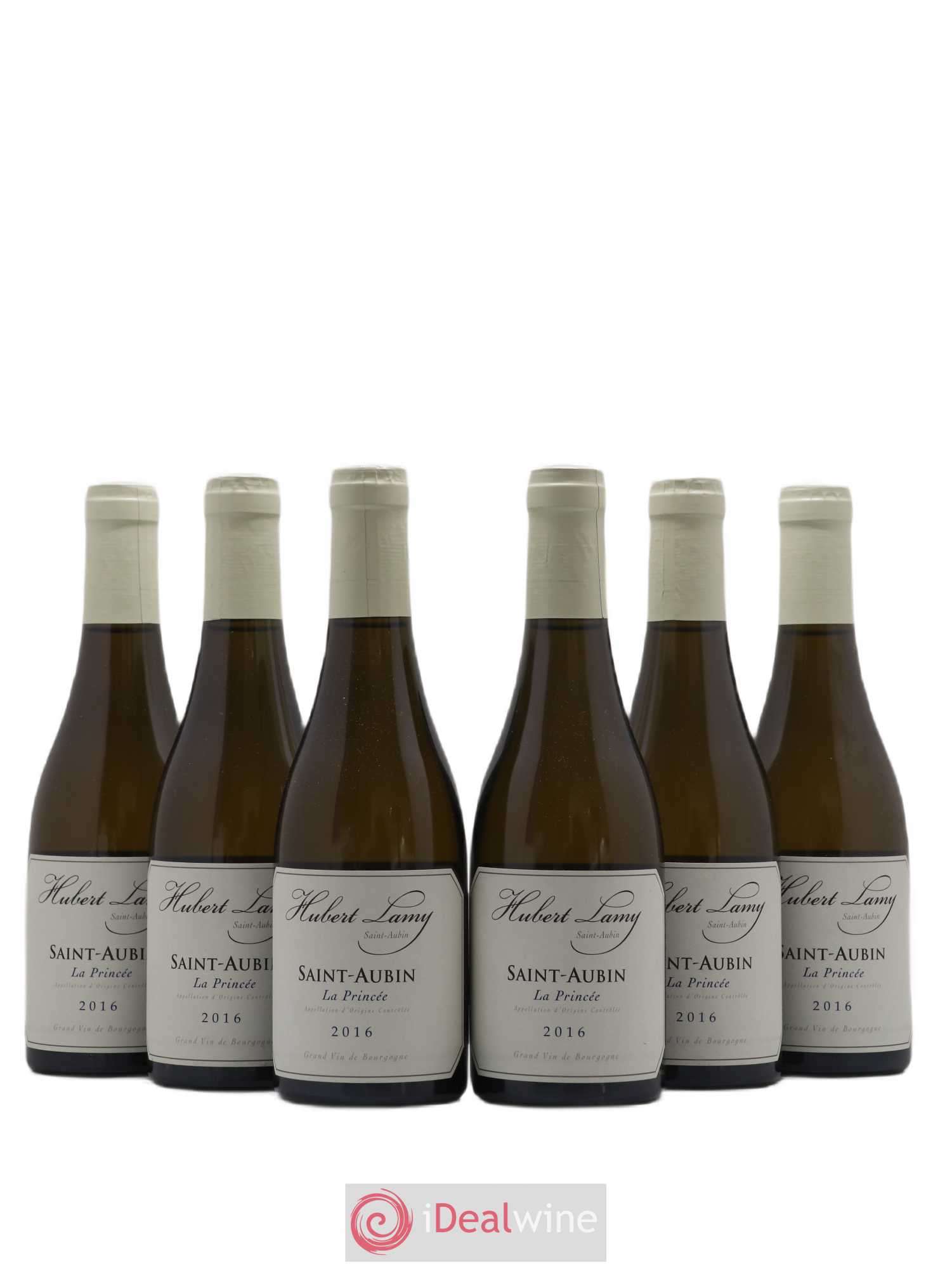 Saint-Aubin La Princée Hubert Lamy 2016 - Lot de 6 demi bouteilles - 0