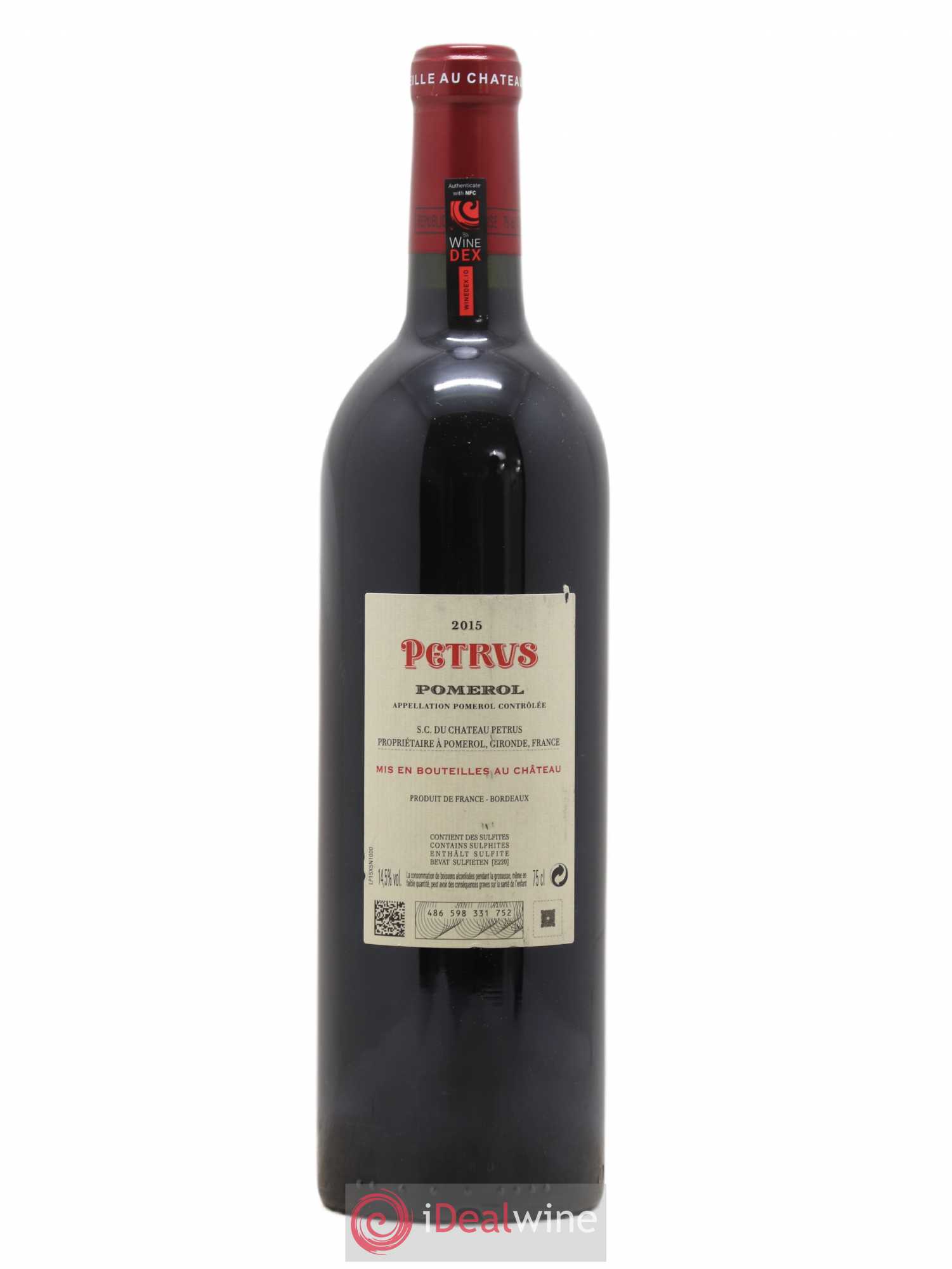 Petrus 2015 - Lot de 1 bouteille - 1