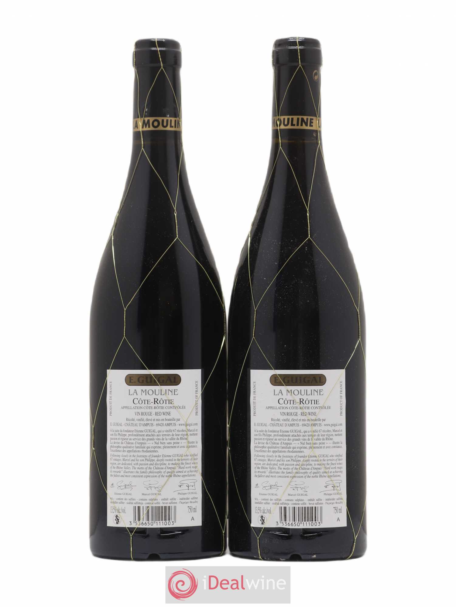 Côte-Rôtie La Mouline Guigal 2012 - Lot de 2 bouteilles - 1