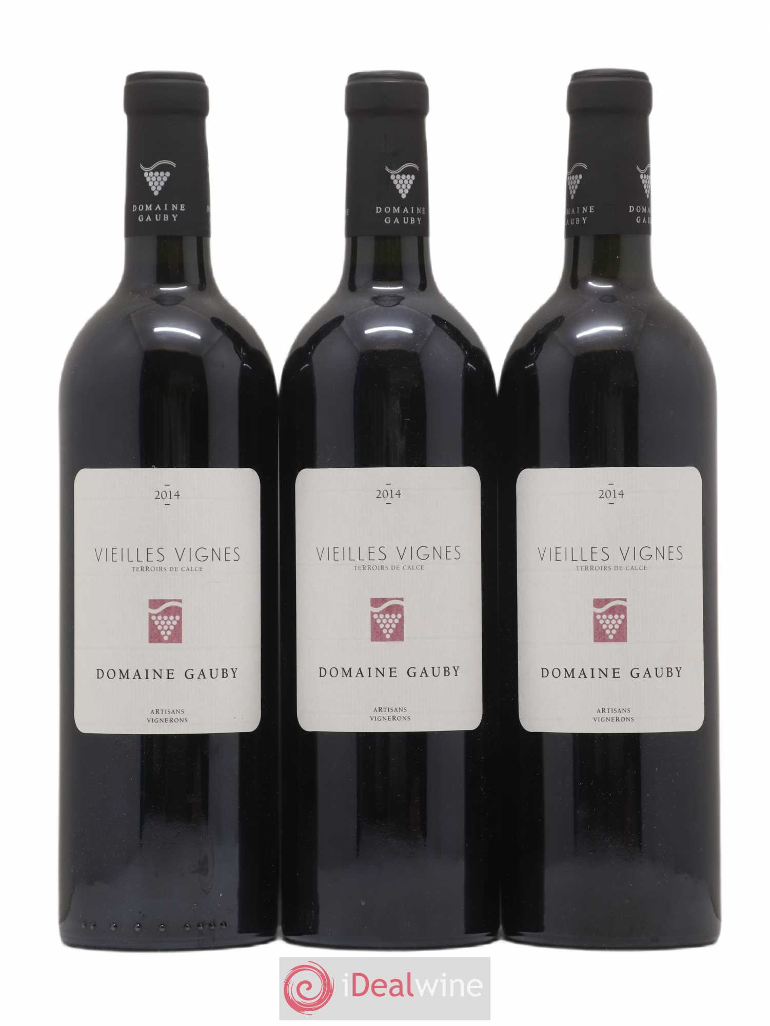 Côtes Catalanes Gauby (Domaine) Vieilles Vignes Terroirs de Calce 2014 - Lotto di 3 bottiglie - 0