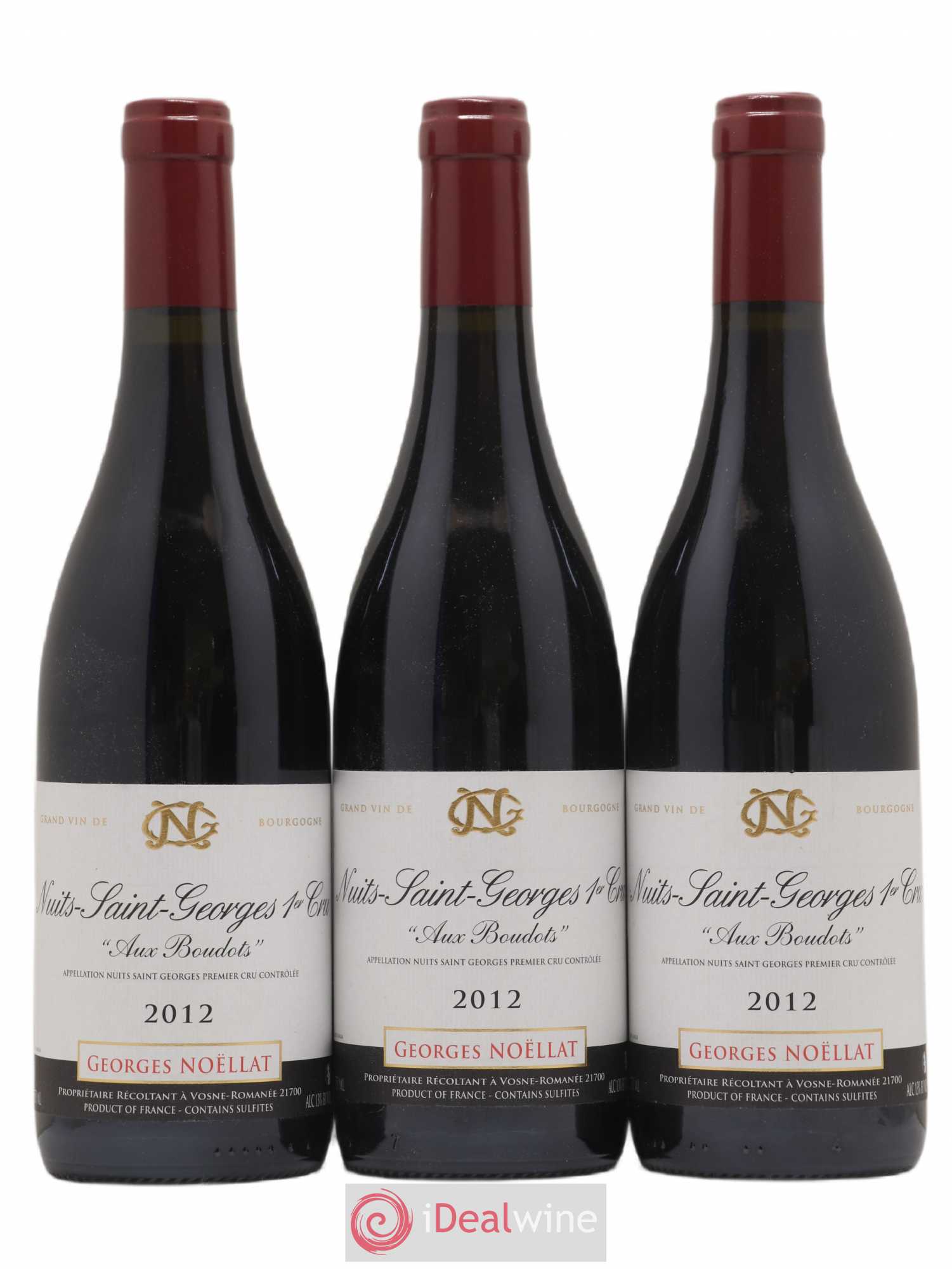 Nuits-Saint-Georges 1er Cru Aux Boudots Georges Noëllat (Domaine) 2012 - Lot de 3 bouteilles - 0