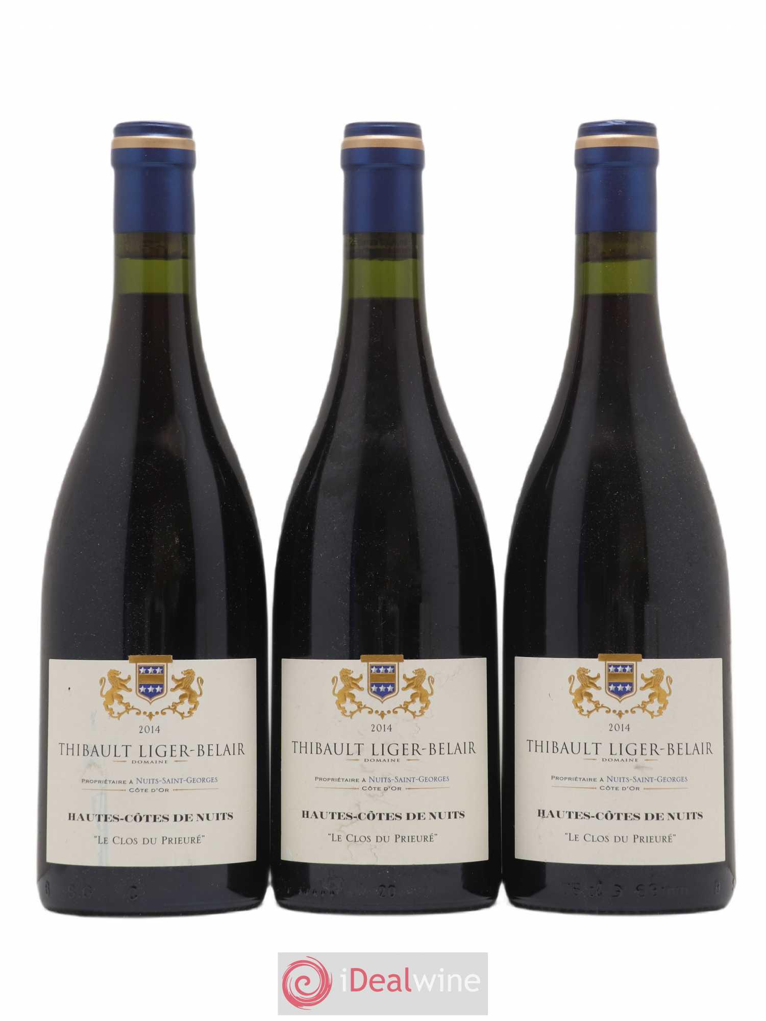 Hautes-Côtes de Nuits Le Clos du Prieuré Thibault Liger Belair 2014 - Posten von 3 Flaschen - 0