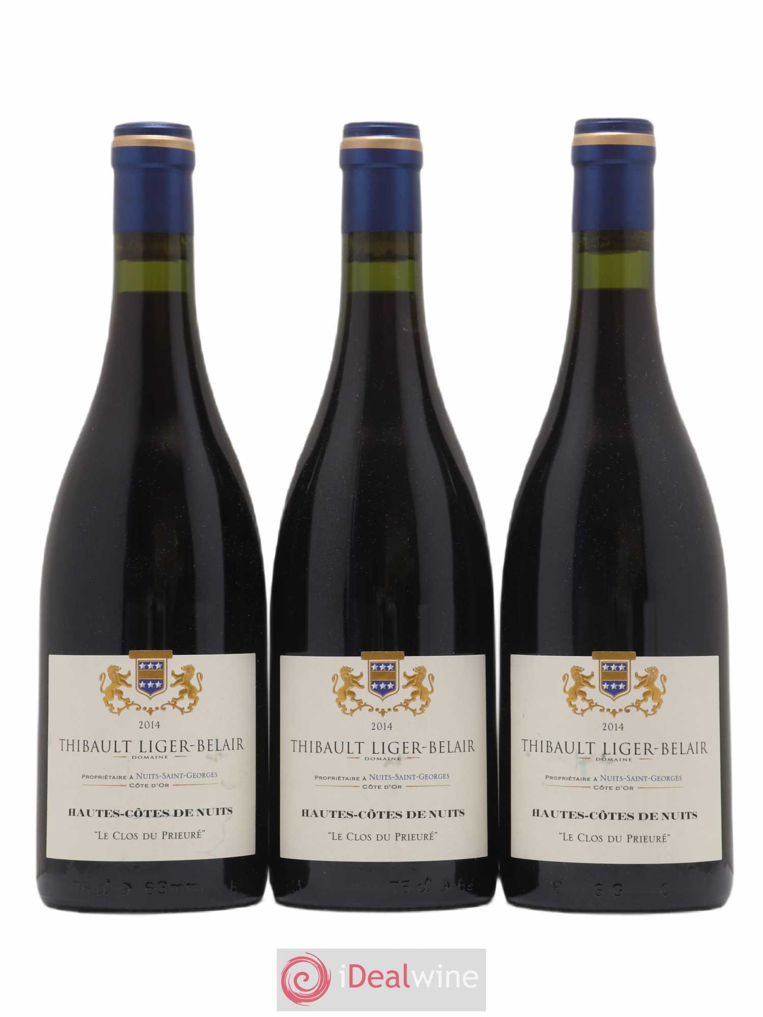 Hautes-Côtes de Nuits Le Clos du Prieuré Thibault Liger Belair 2014 - Posten von 3 Flaschen - 0