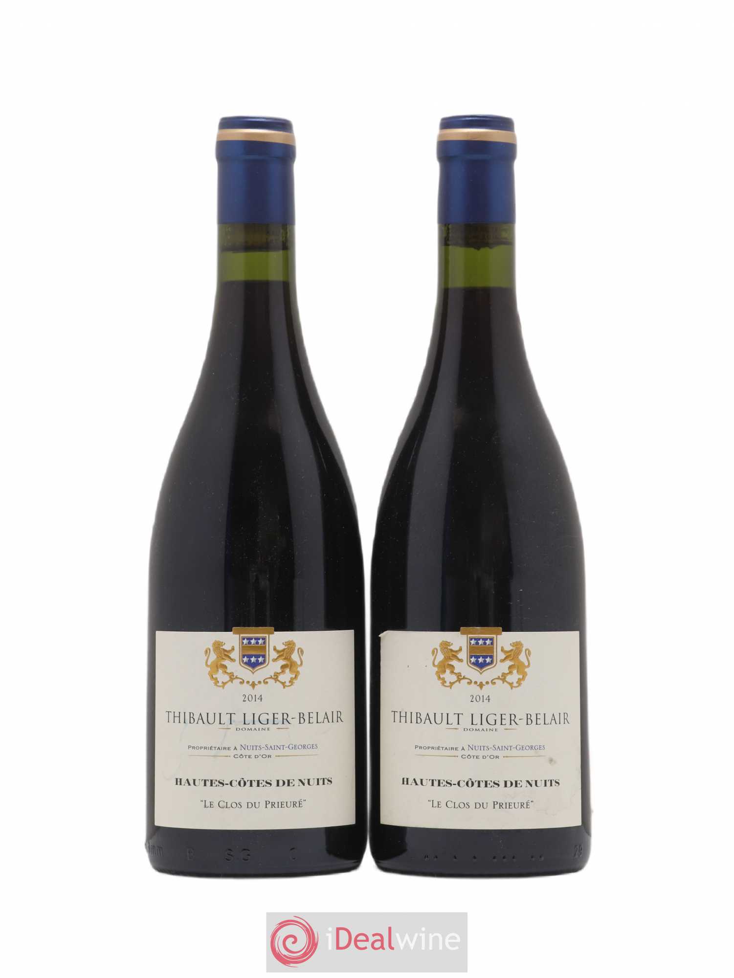 Hautes-Côtes de Nuits Le Clos du Prieuré Thibault Liger Belair 2014 - Posten von 2 Flaschen - 0