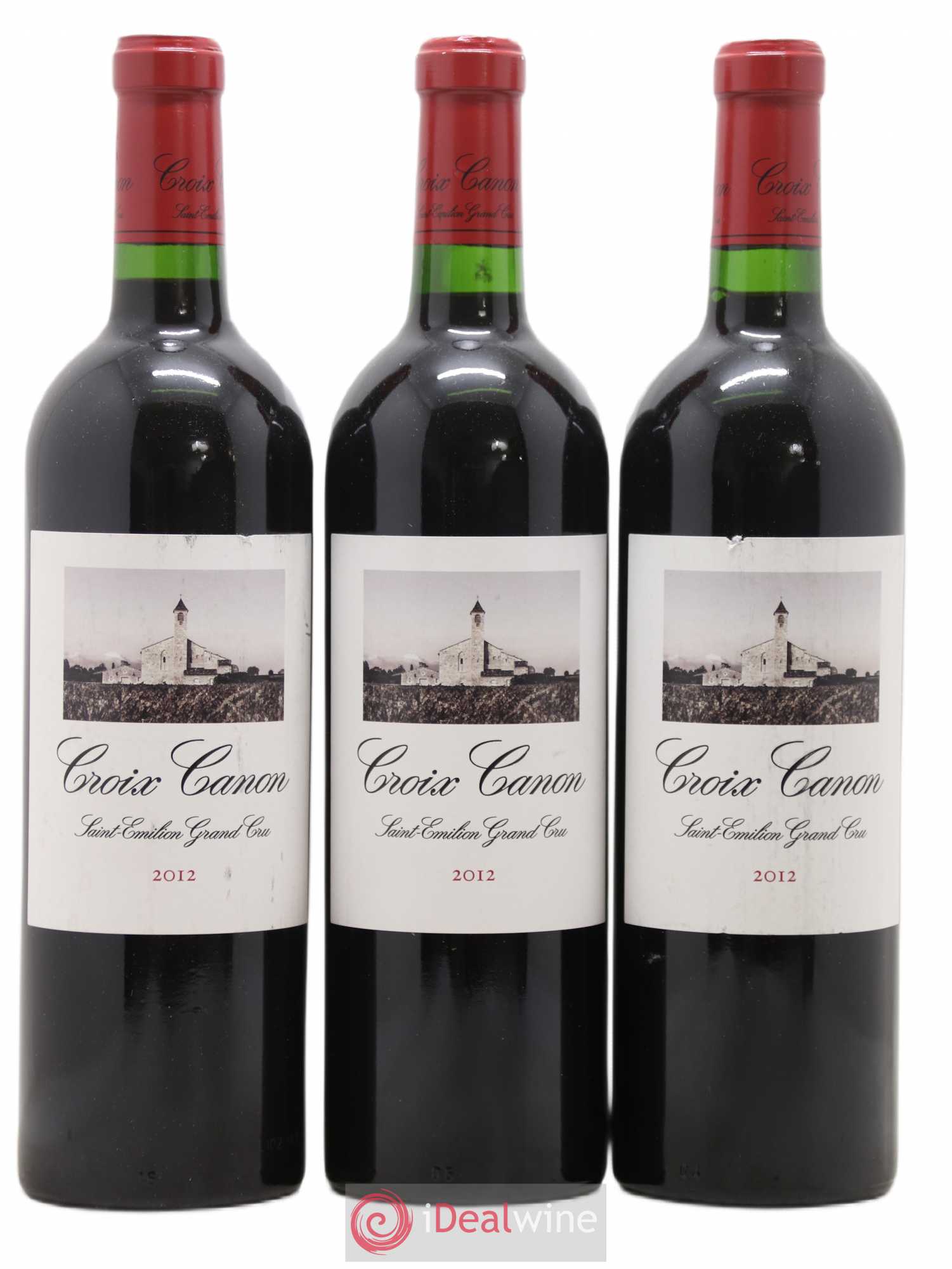 Saint-Émilion Grand Cru Croix Canon 2012 - Lot de 3 bouteilles - 0