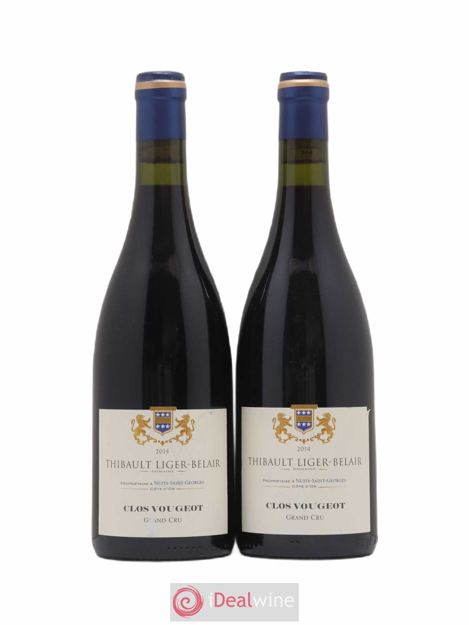Clos de Vougeot Grand Cru Thibault Liger-Belair 2014 - Lot de 2 bouteilles - 0