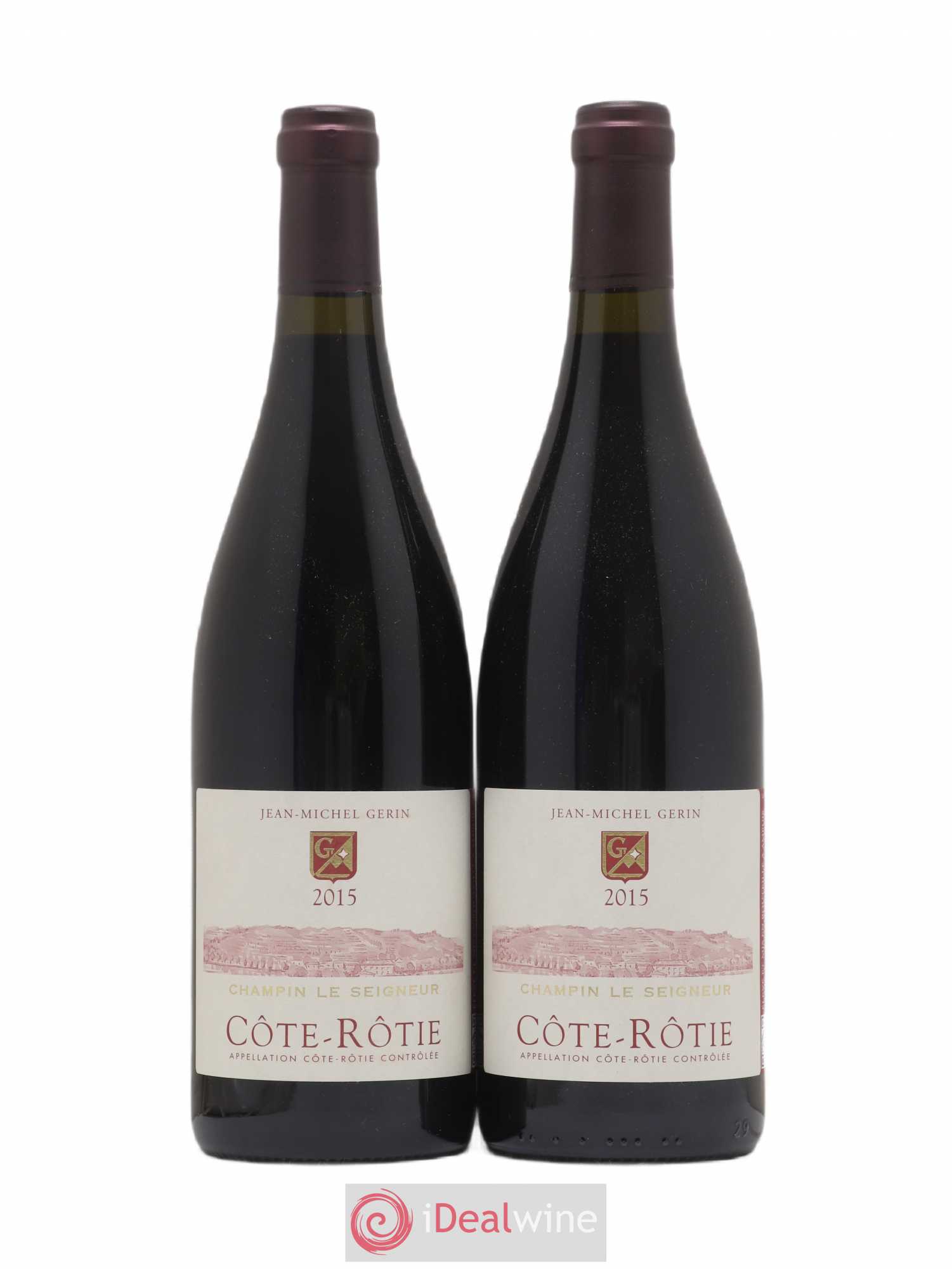 Côte-Rôtie Champin Le Seigneur Jean-Michel Gerin 2015 - Lot de 2 bouteilles - 0