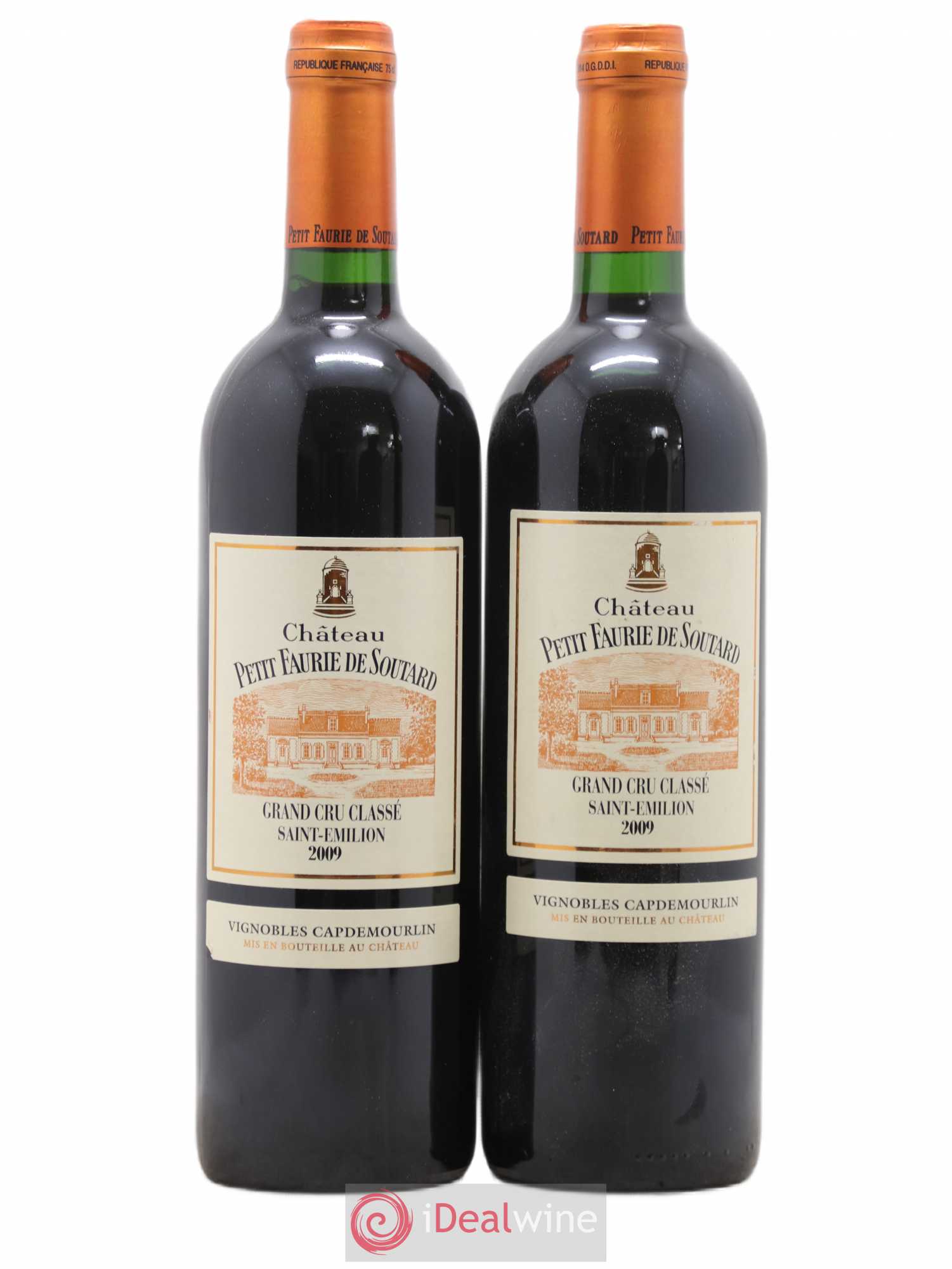 Château Petit Faurie de Soutard Grand Cru Classé 2009 - Lot de 2 bouteilles - 0