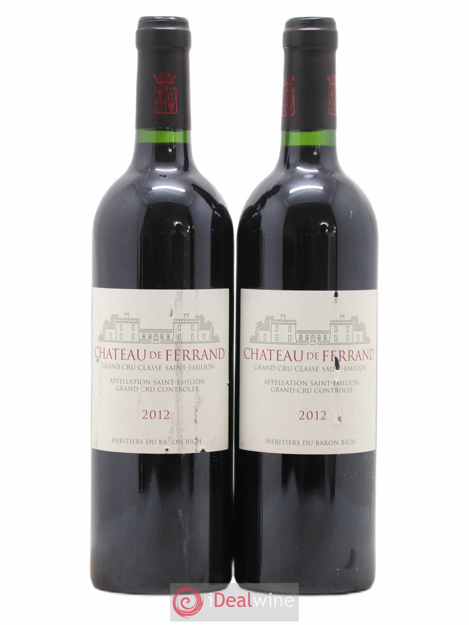 Château de Ferrand Grand Cru Classé 2012 - Lot de 2 bouteilles - 0