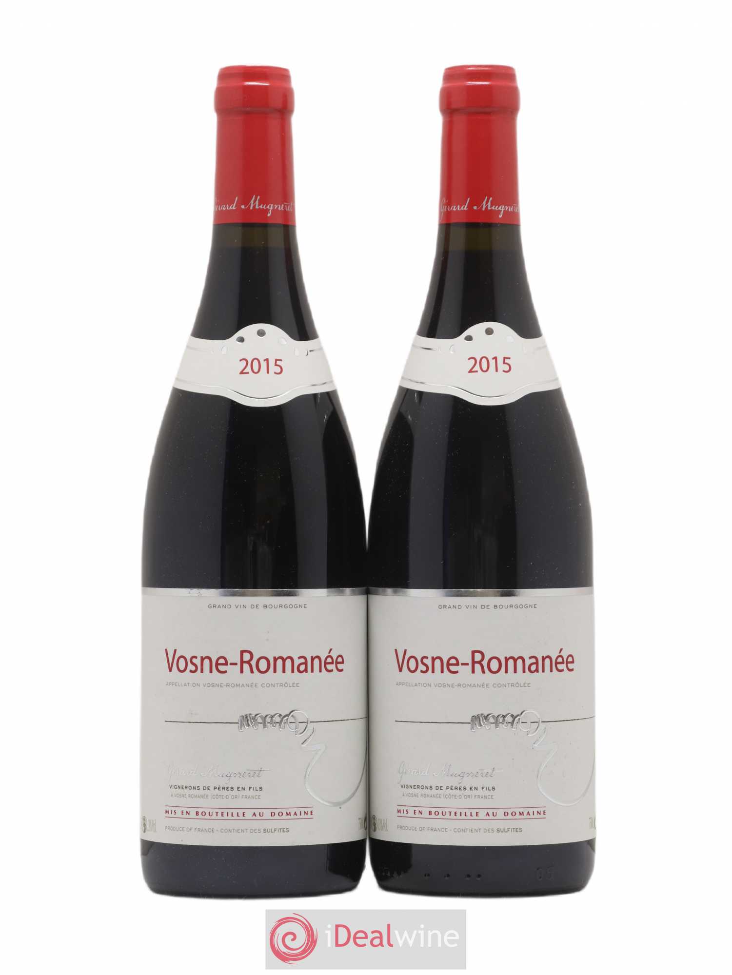 Vosne-Romanée Gérard Mugneret 2015 - Lot de 2 bouteilles - 0