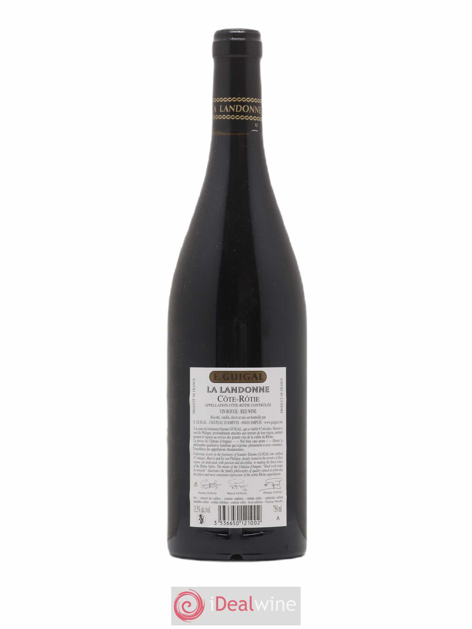 Côte-Rôtie La Landonne Guigal 2012 - Lot de 1 bouteille - 1