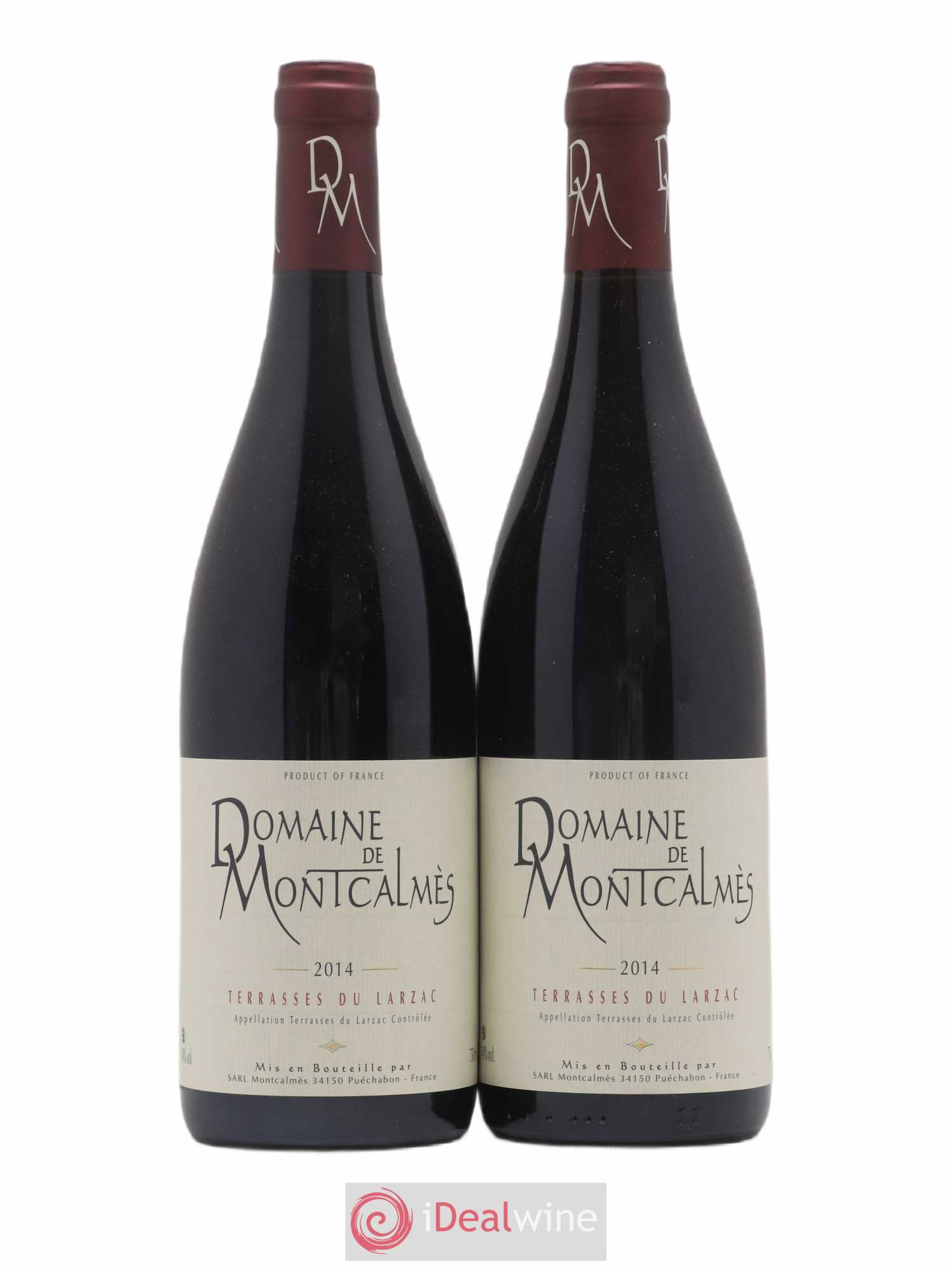 Terrasses du Larzac Domaine de Montcalmès Frédéric Pourtalié 2014 - Lot de 2 bouteilles - 0