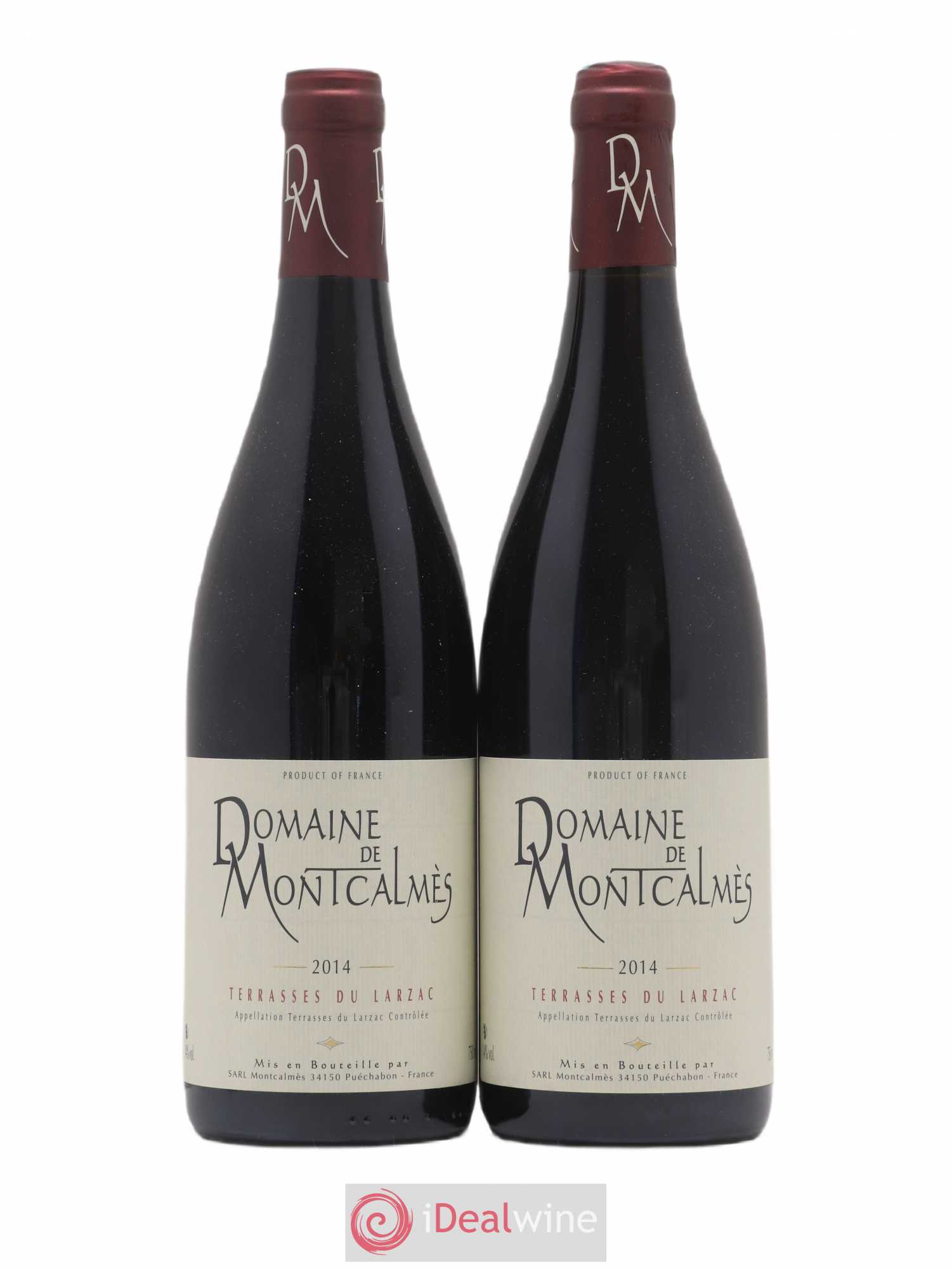 Terrasses du Larzac Domaine de Montcalmès Frédéric Pourtalié 2014 - Lot de 2 bouteilles - 0