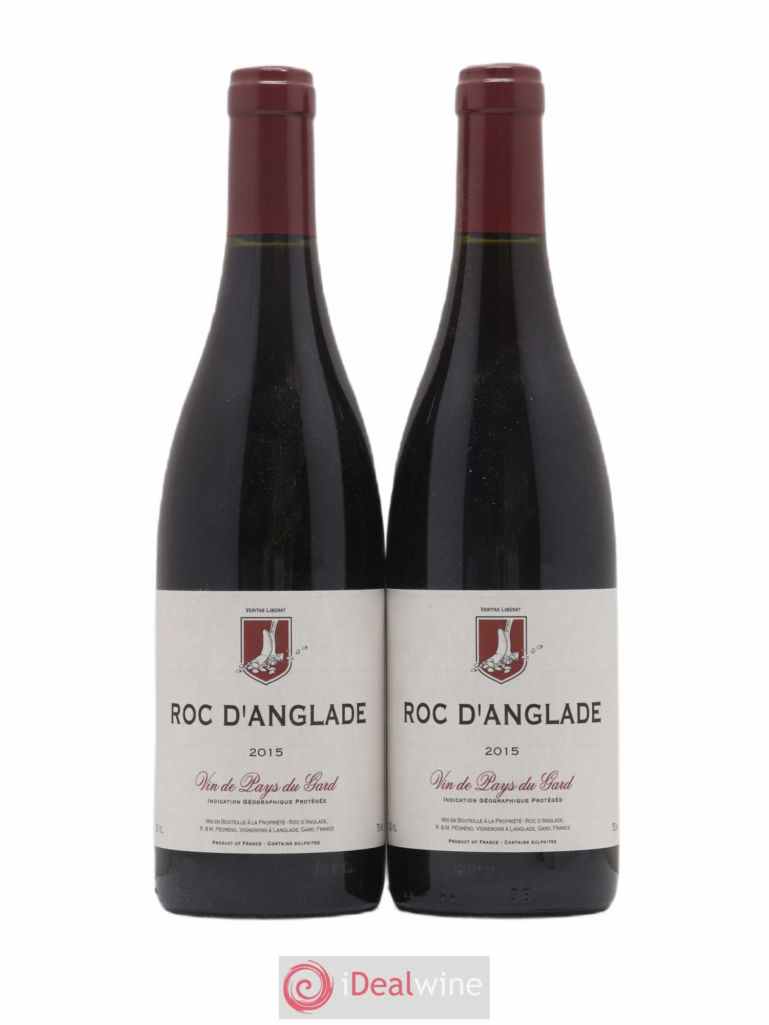 Gard Roc d'Anglade Rémy Pédréno 2015 - Lot of 2 bottles - 0