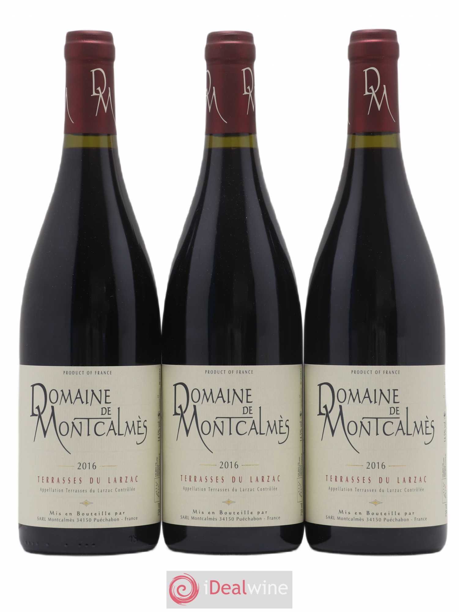 Terrasses du Larzac Domaine de Montcalmès Frédéric Pourtalié 2016 - Lot de 6 bouteilles - 1
