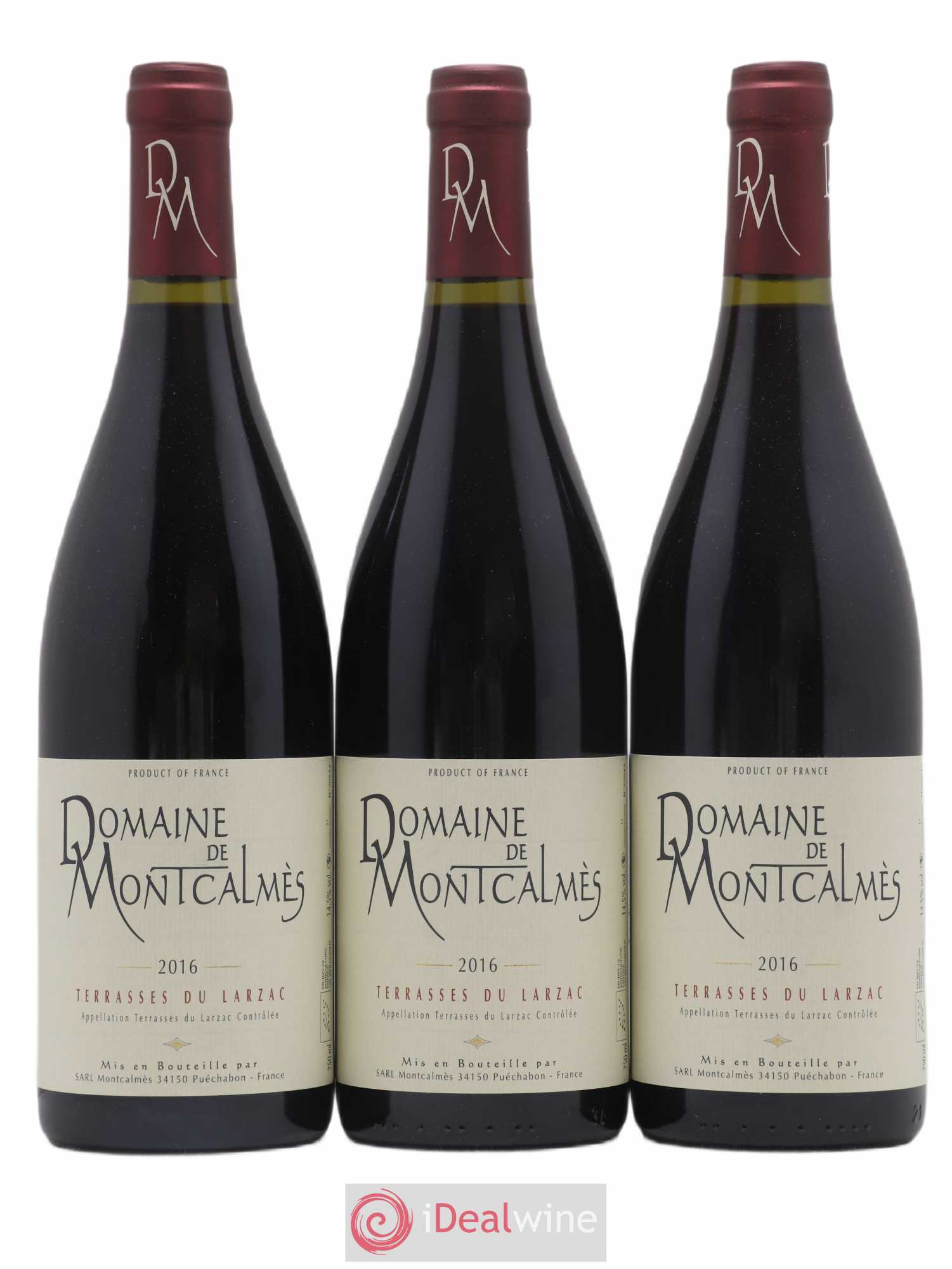 Terrasses du Larzac Domaine de Montcalmès Frédéric Pourtalié 2016 - Lot de 6 bouteilles - 2
