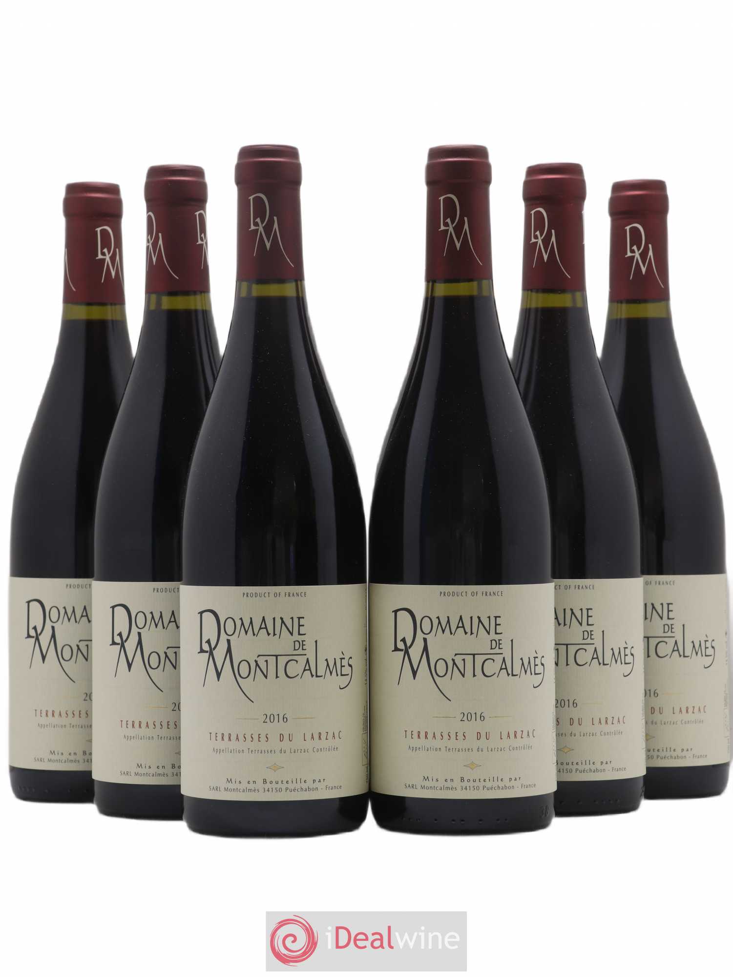 Terrasses du Larzac Domaine de Montcalmès Frédéric Pourtalié 2016 - Lot de 6 bouteilles - 0