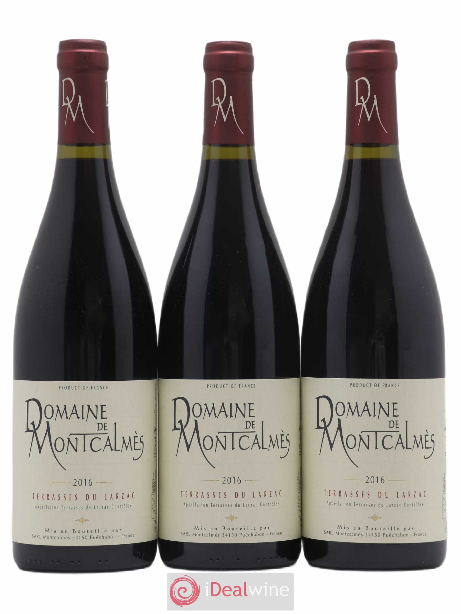 Terrasses du Larzac Domaine de Montcalmès Frédéric Pourtalié 2016 - Lot de 6 bouteilles - 1