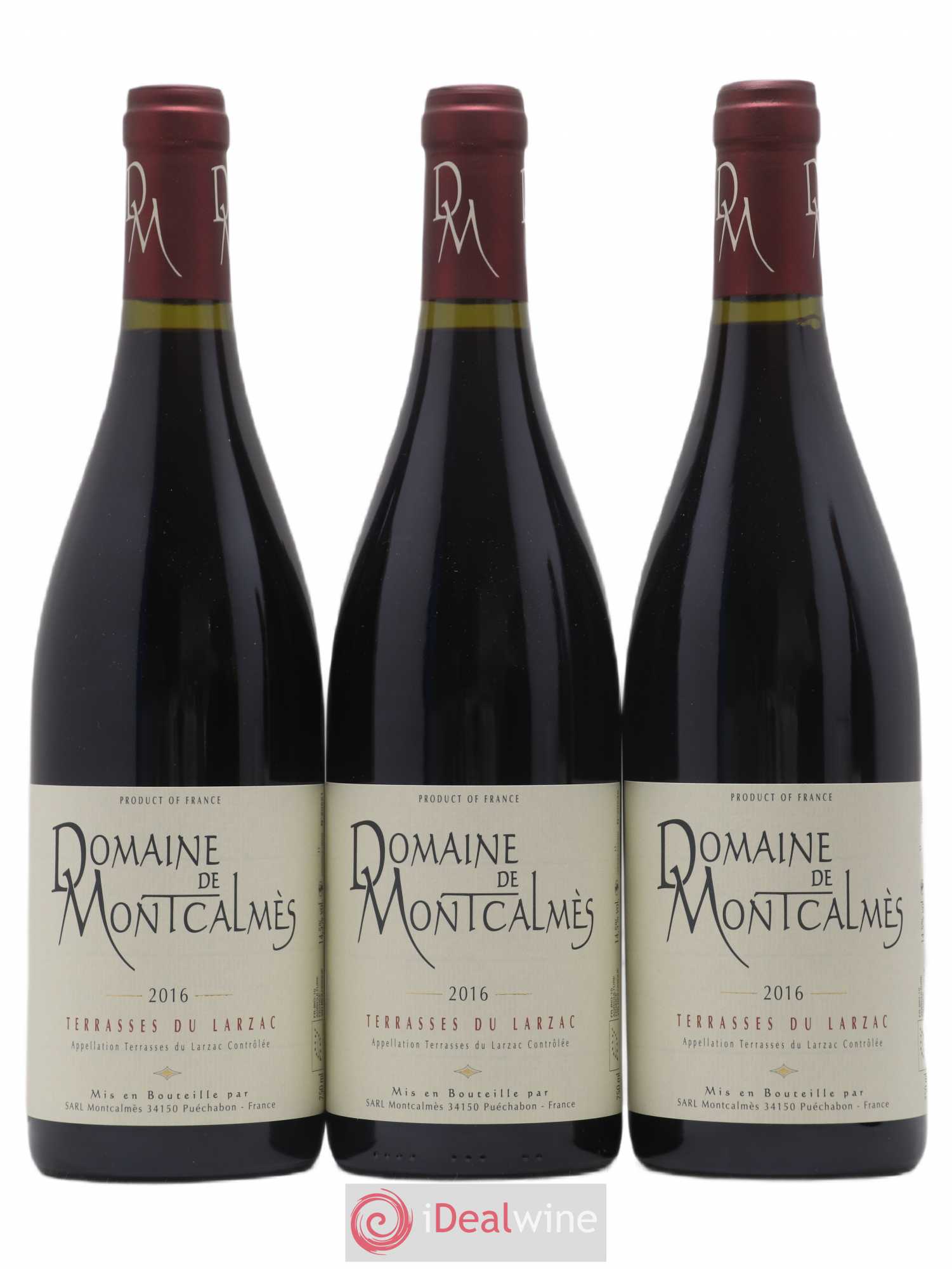 Terrasses du Larzac Domaine de Montcalmès Frédéric Pourtalié 2016 - Lot de 6 bouteilles - 2