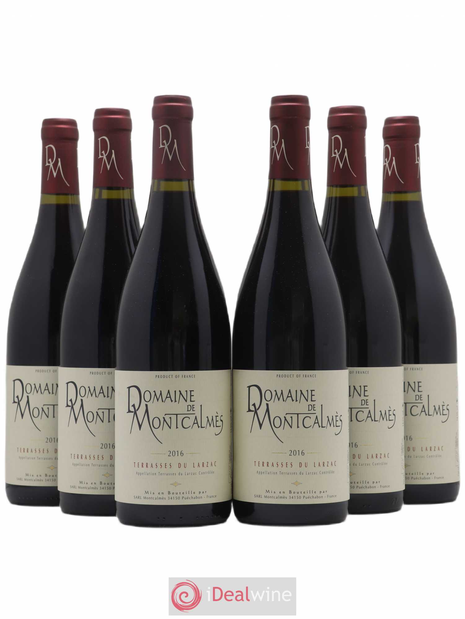 Terrasses du Larzac Domaine de Montcalmès Frédéric Pourtalié 2016 - Lot de 6 bouteilles - 0