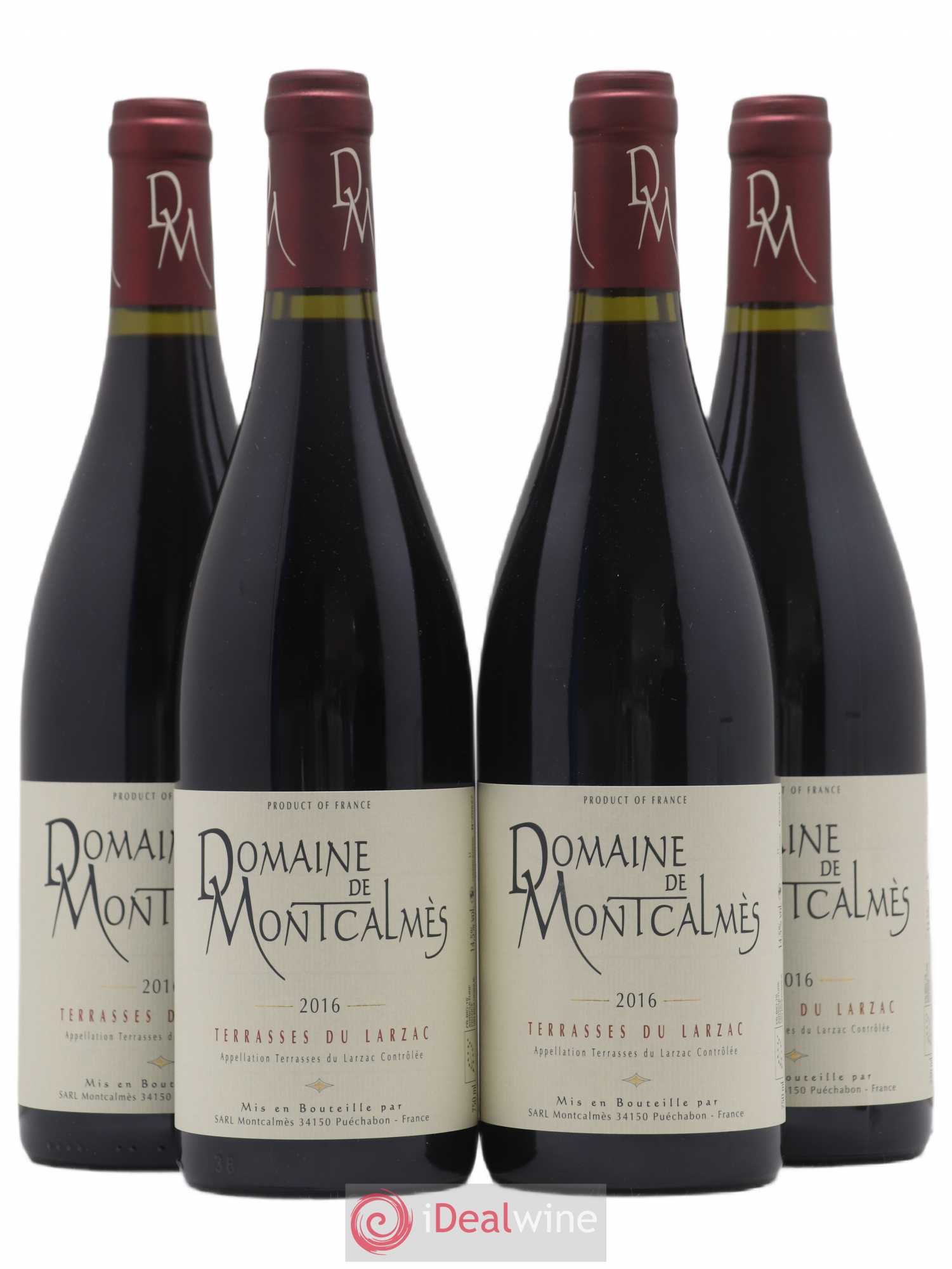 Terrasses du Larzac Domaine de Montcalmès Frédéric Pourtalié 2016 - Lot de 4 bouteilles - 0
