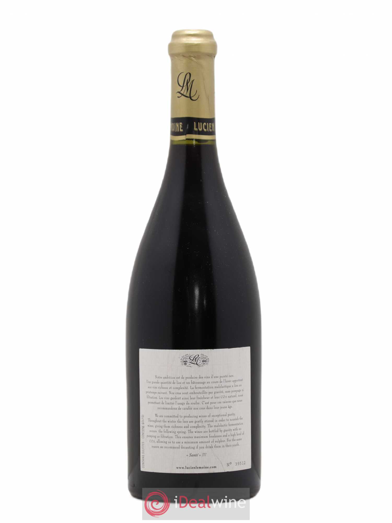 Chambolle-Musigny 1er Cru Les Hauts Doix Lucien Le Moine 2010 - Posten von 1 Flasche - 1