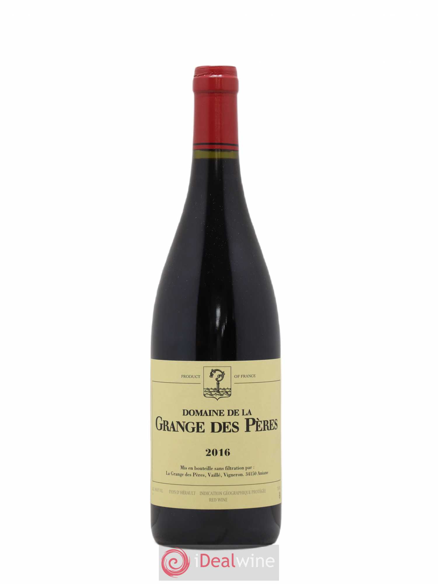 Pays d'Hérault Grange des Pères Laurent Vaillé 2016 - Lot de 1 bouteille - 0