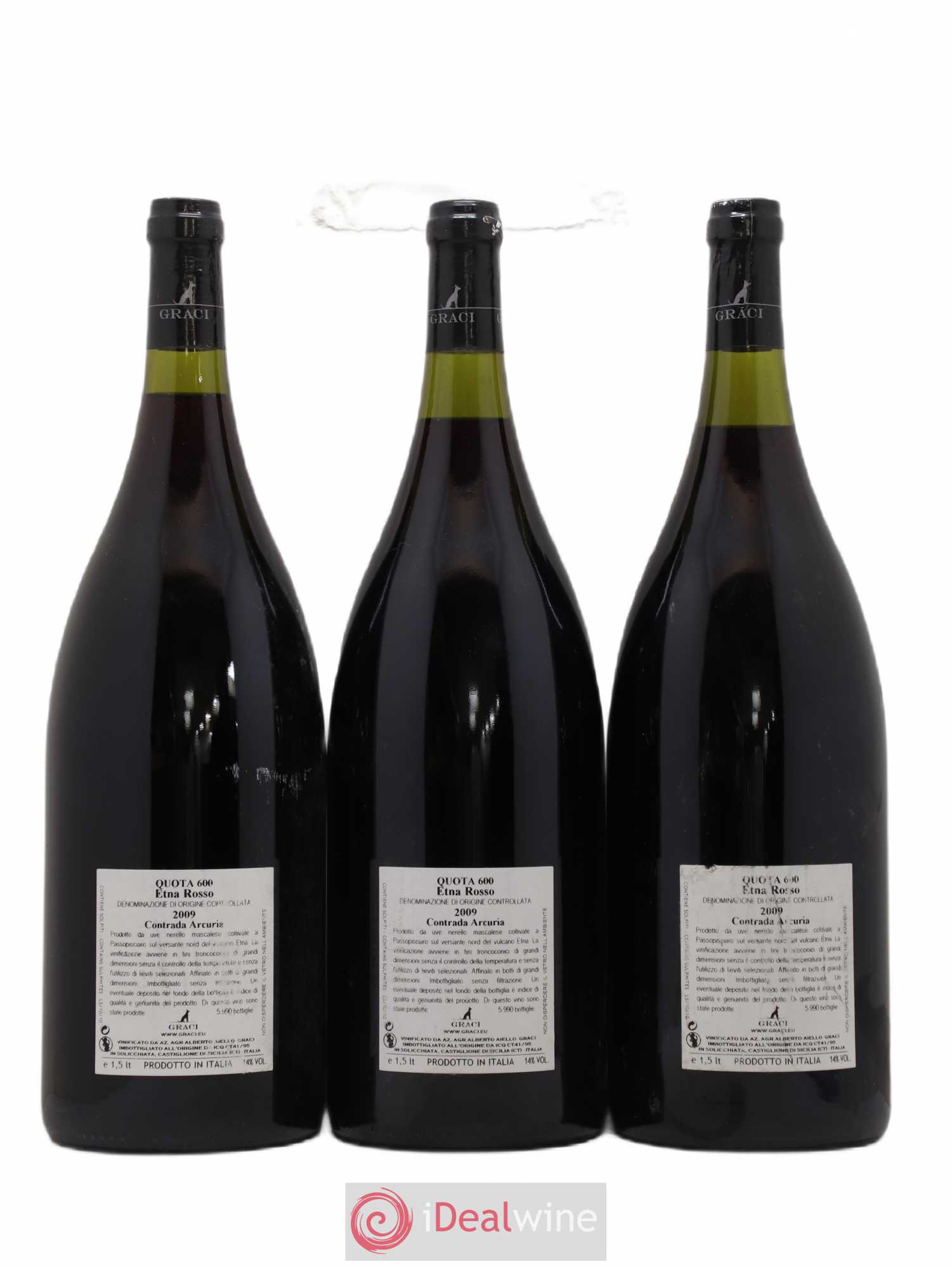 Rosso Terre Siciliane IGT Eduardo Torres Acosta Quota N 2009 - Lot de 3 magnums - 1
