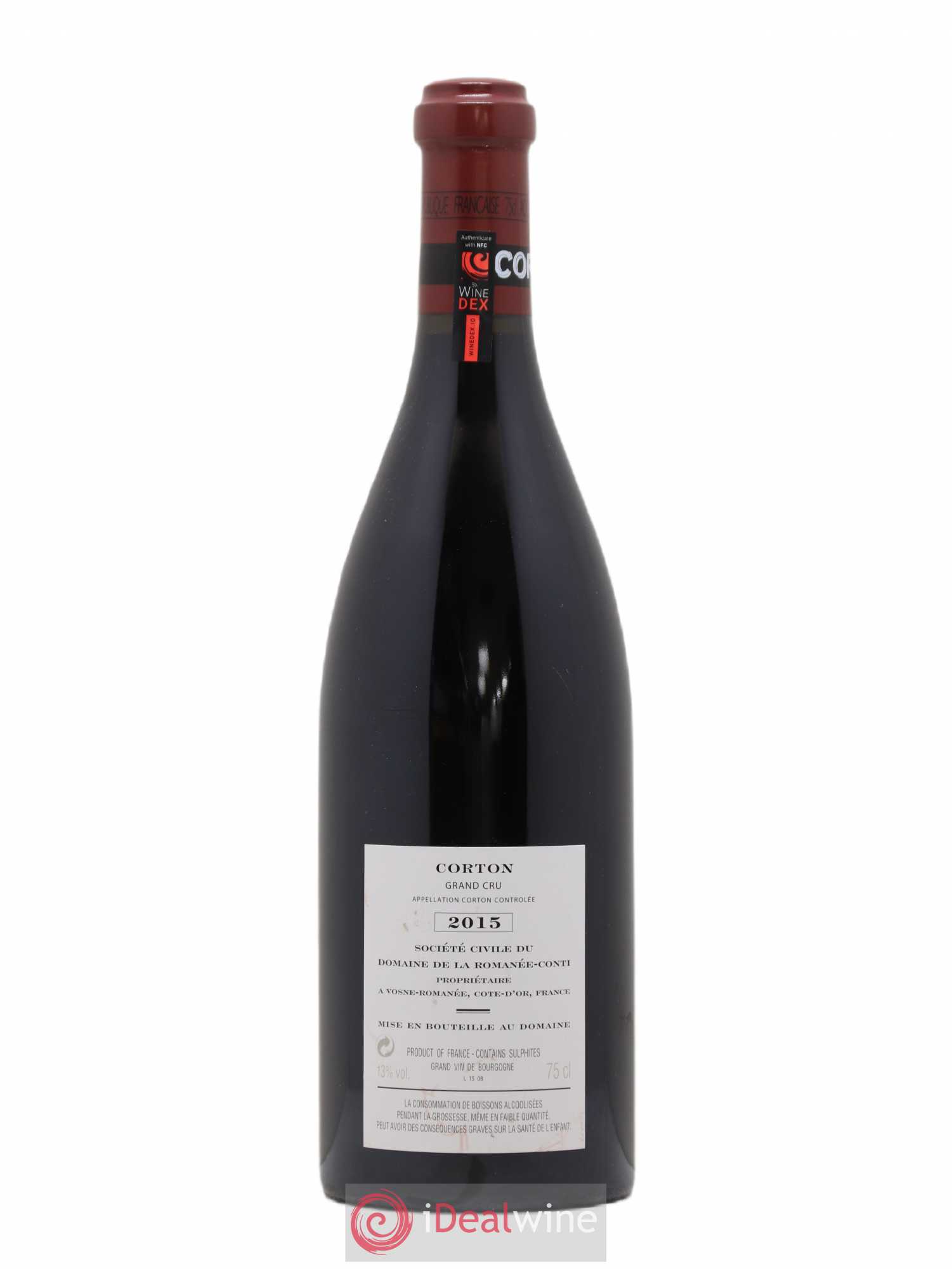 Corton Grand Cru Domaine de la Romanée-Conti 2015 - Lot de 1 bouteille - 1