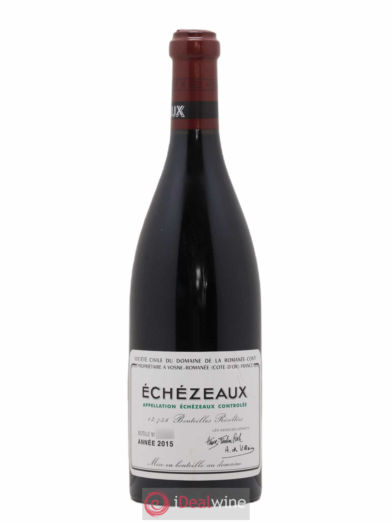Echezeaux Grand Cru Domaine de la Romanée-Conti 2015 - Lot de 1 bouteille - 0