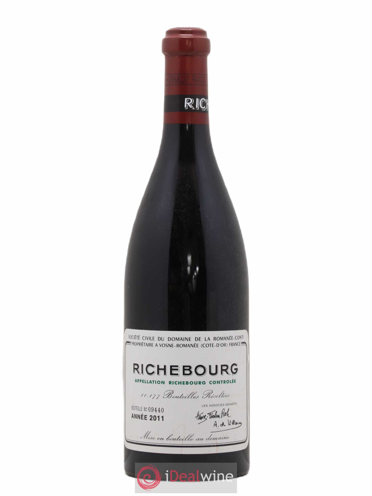 Richebourg Grand Cru Domaine de la Romanée-Conti 2011 - Lot de 1 bouteille - 0