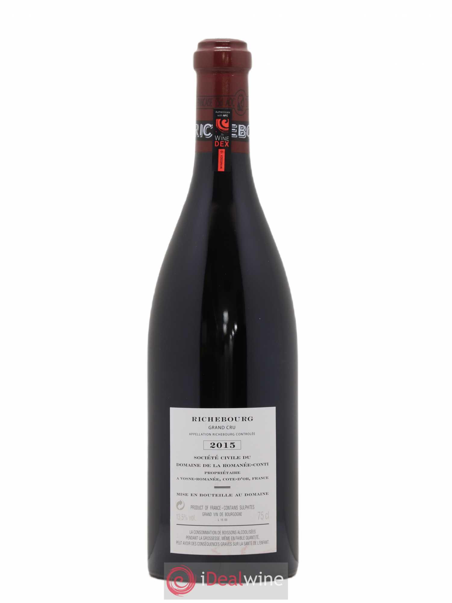 2015 Richebourg Domaine de la Romanée ロマネコンティ リシュブール 2015 正規品 ドメーヌ ド ラ ロマネ