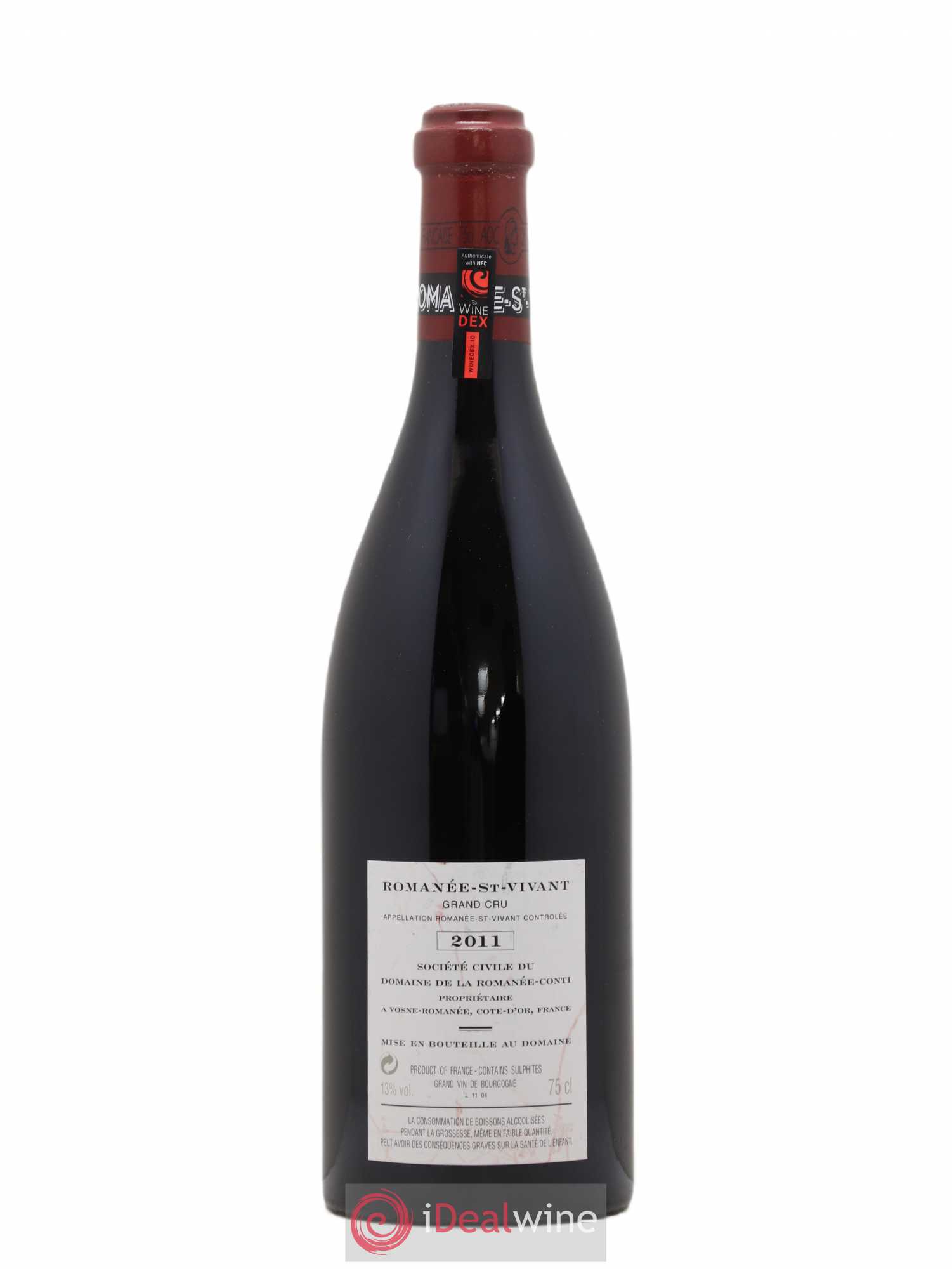 Romanée-Saint-Vivant Grand Cru Domaine de la Romanée-Conti 2011 - Lot de 1 bouteille - 1