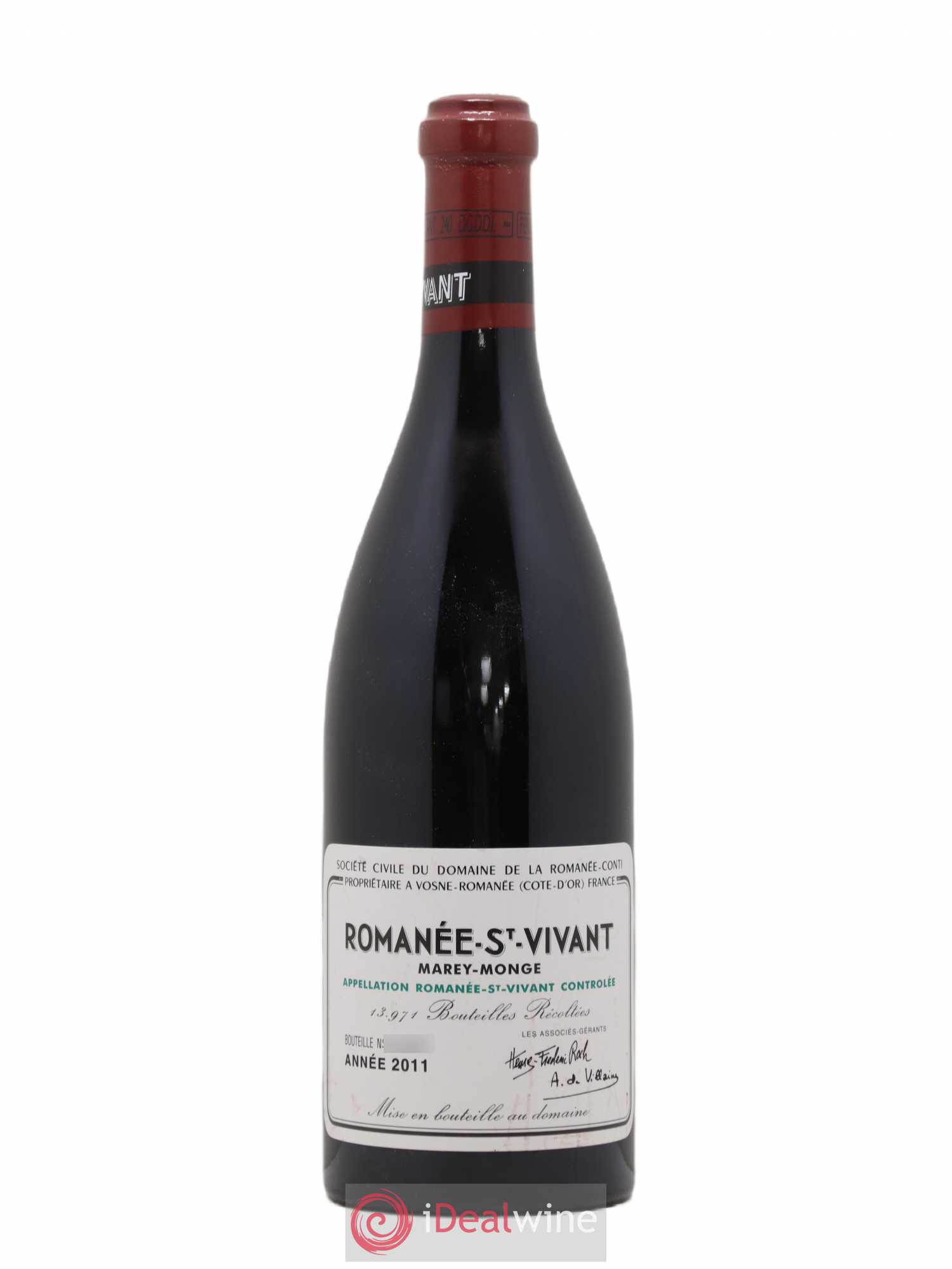 Romanée-Saint-Vivant Grand Cru Domaine de la Romanée-Conti 2011 - Lot de 1 bouteille - 0
