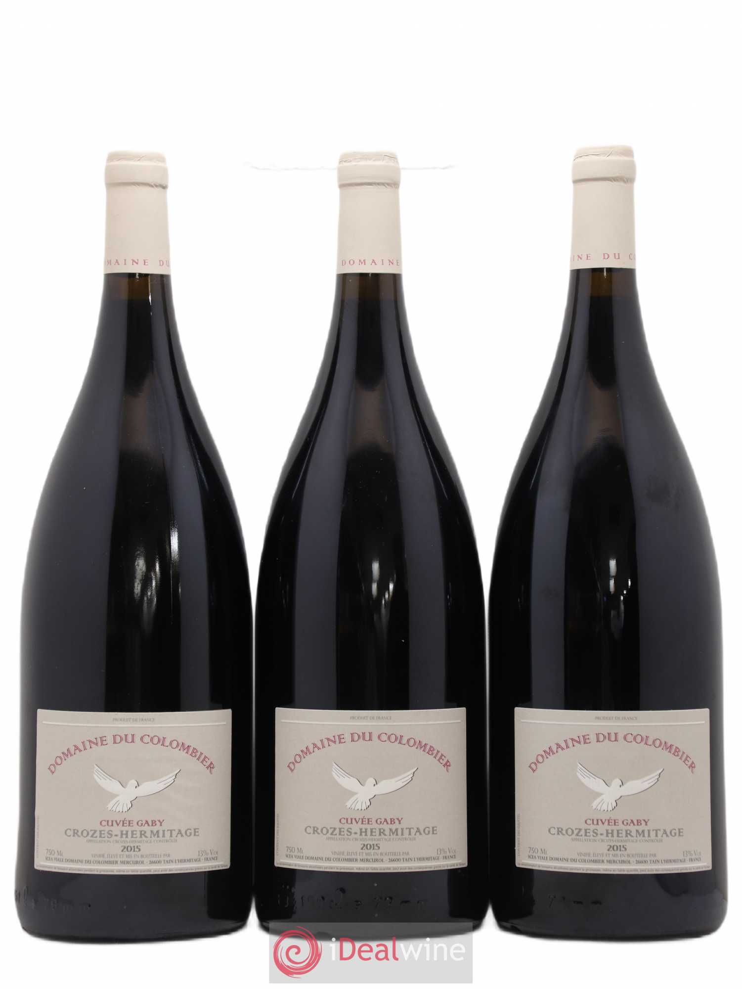 Crozes-Hermitage Cuvée Gaby Colombier (Domaine du) 2015 - Lot of 3 magnums - 0