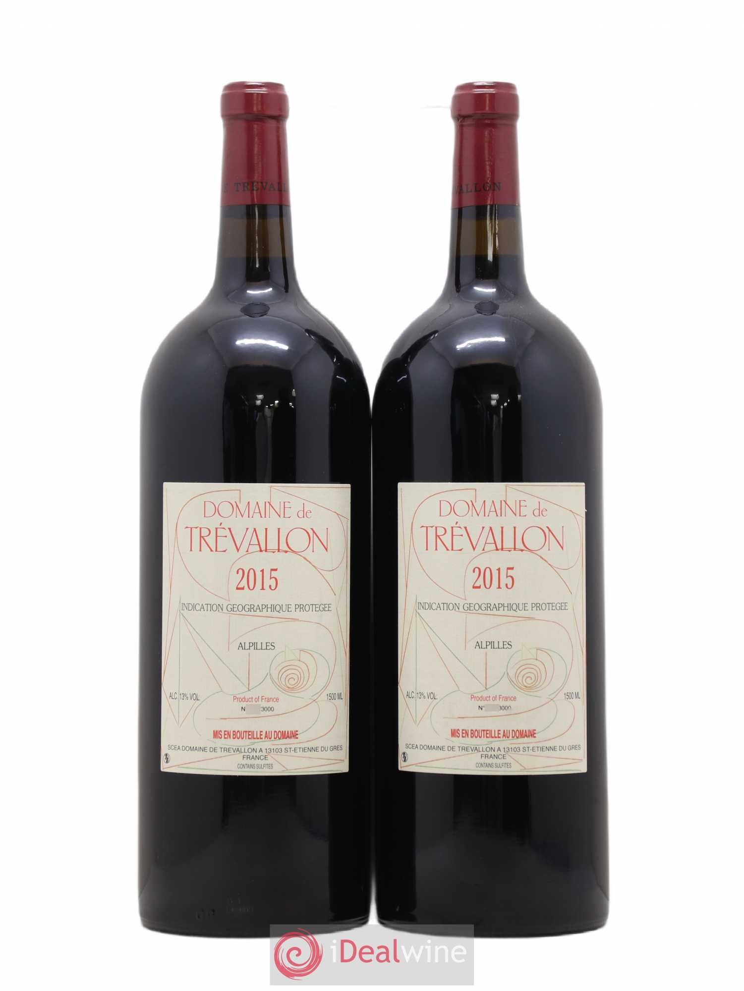 Alpilles Trévallon (Domaine de) Eloi Dürrbach 2015 - Lot de 2 magnums - 0