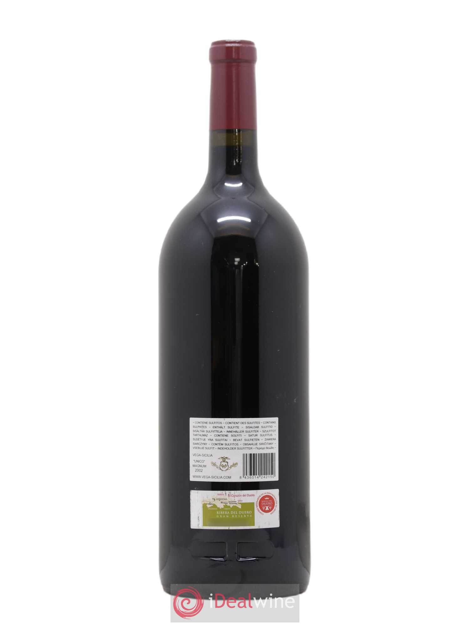 Ribera Del Duero DO Vega Sicilia Unico Famille Alvarez 2002 - Lot de 1 magnum - 1
