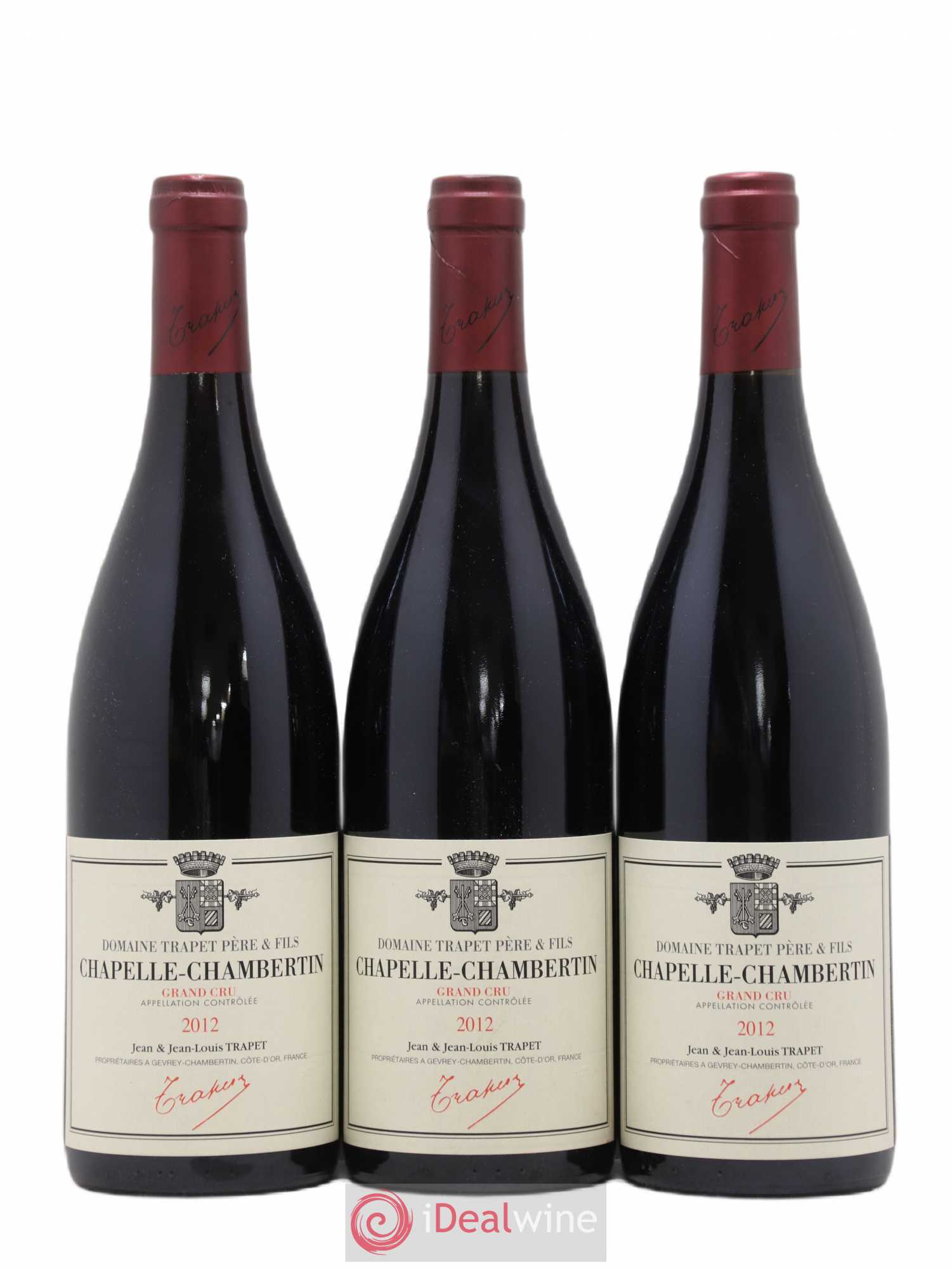 Chapelle-Chambertin Grand Cru Domaine Trapet 2012 - Lot de 3 bouteilles - 0