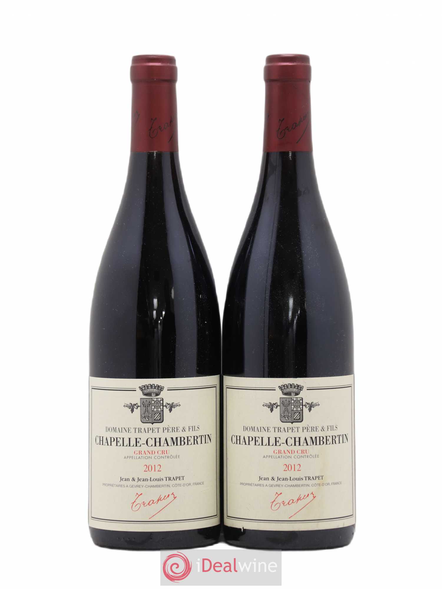 Chapelle-Chambertin Grand Cru Domaine Trapet 2012 - Lot de 2 bouteilles - 0