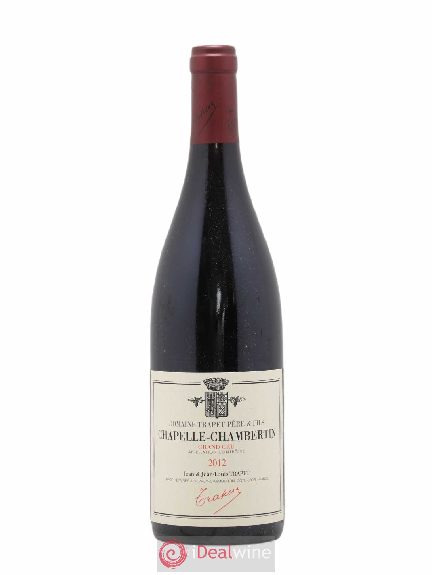 Chapelle-Chambertin Grand Cru Domaine Trapet 2012 - Lot de 1 bouteille - 0