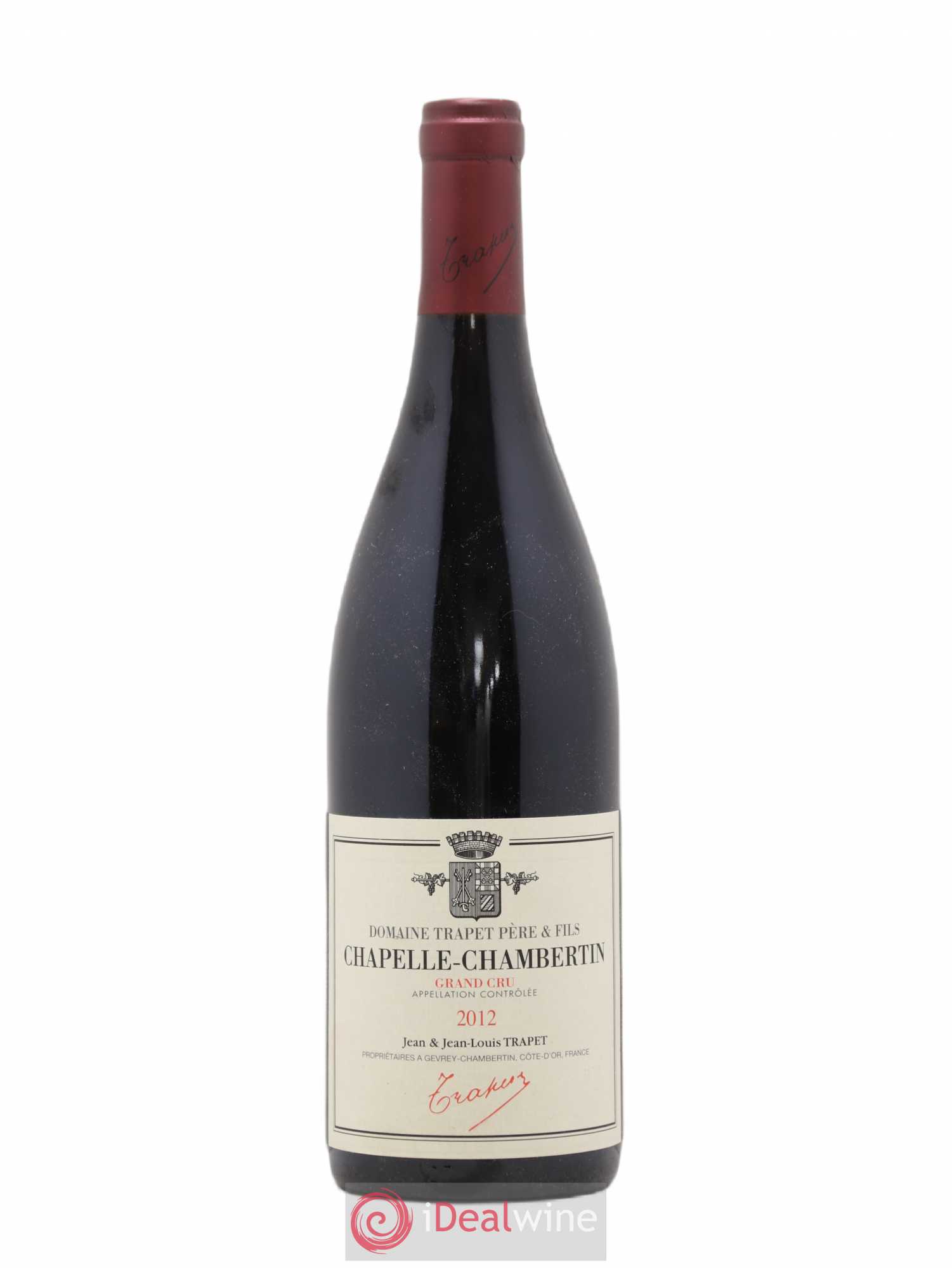 Chapelle-Chambertin Grand Cru Domaine Trapet 2012 - Lot de 1 bouteille - 0