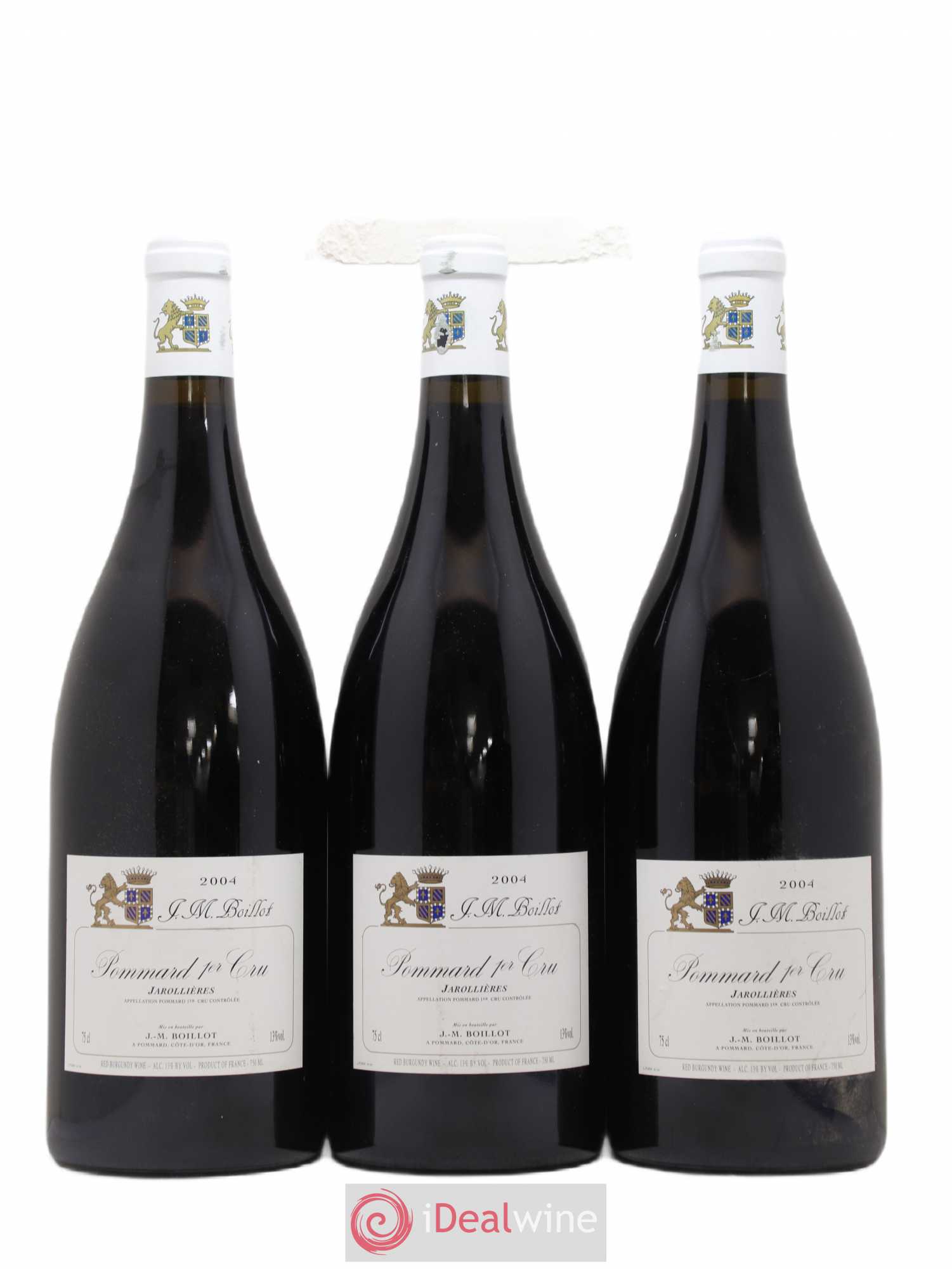 Pommard 1er Cru Jarollières Jean-Marc Boillot 2004 - Lot de 3 magnums - 0