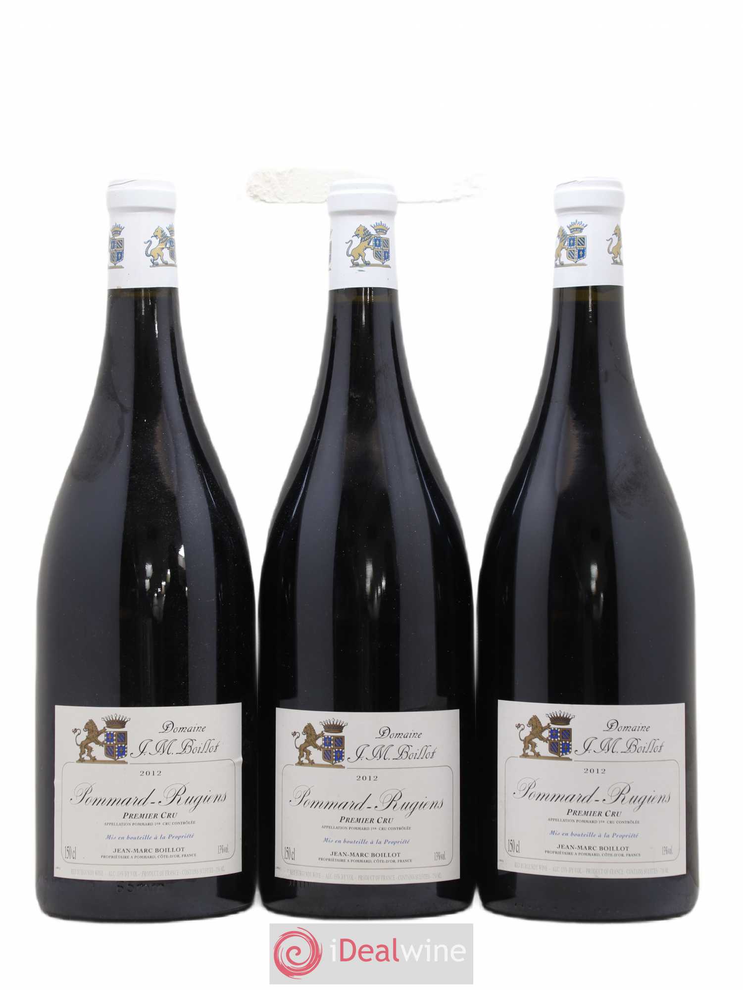 Pommard 1er Cru Rugiens Jean-Marc Boillot 2012 - Lot de 3 magnums - 0